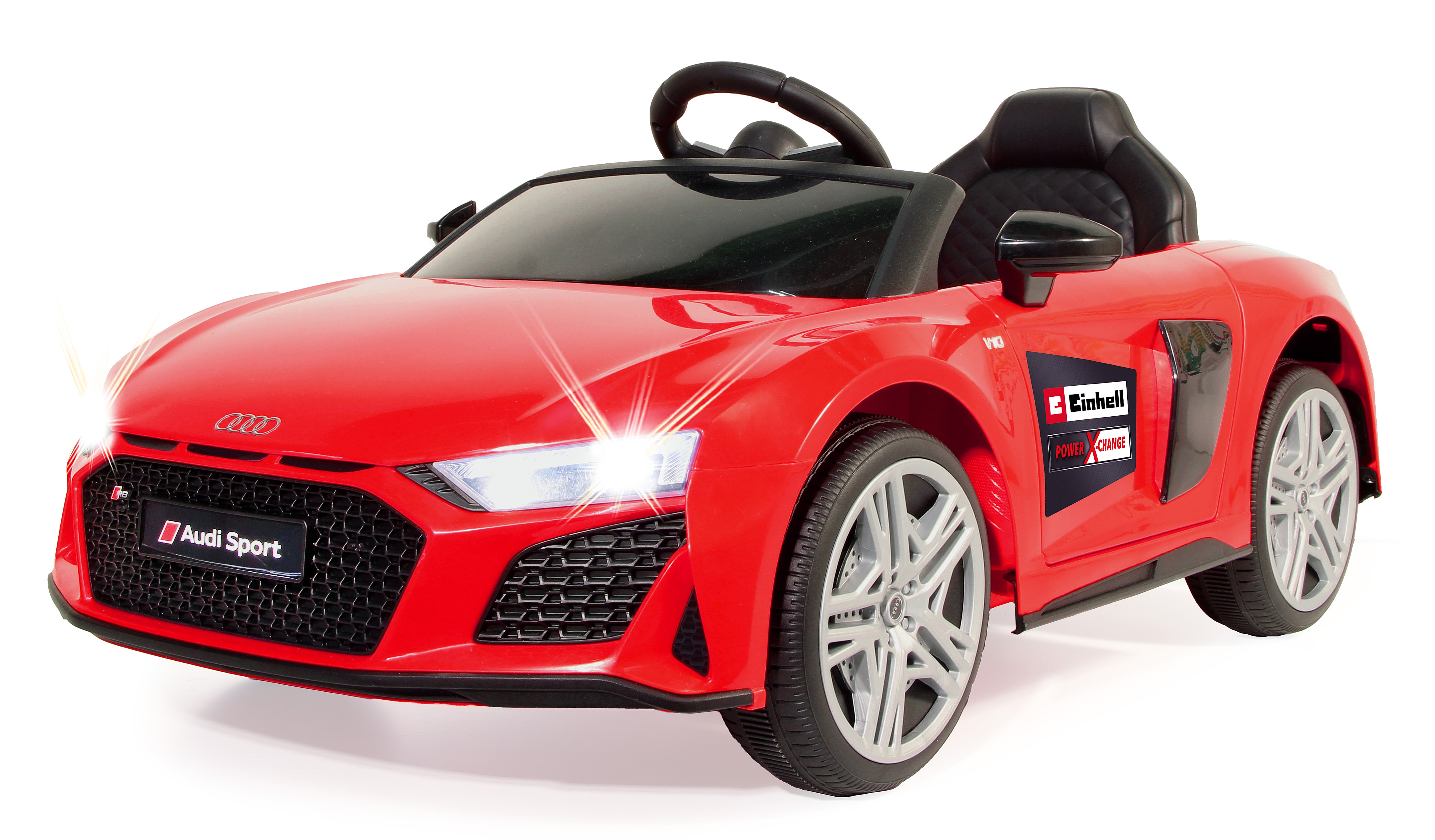 JAMARA Ride-on Audi R8 Spyder rot 18V Einhell Power X-Change - Bild 1