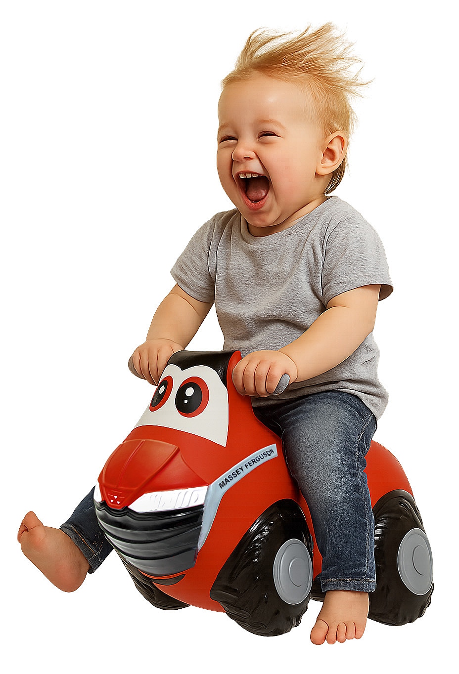 JAMARA Massey Ferguson H&uuml;pftraktor HoppyDoo mit Pumpe - Bild 1