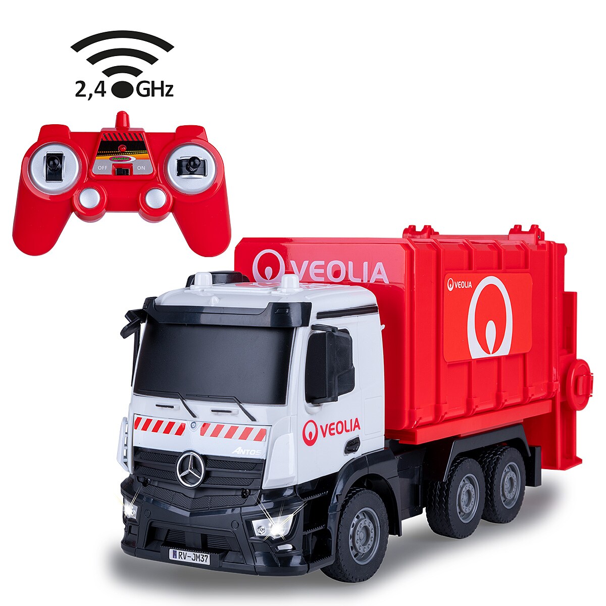 JAMARA Müllwagen Mercedes-Benz Antos 1:26 2,4GHz | 04042774474522