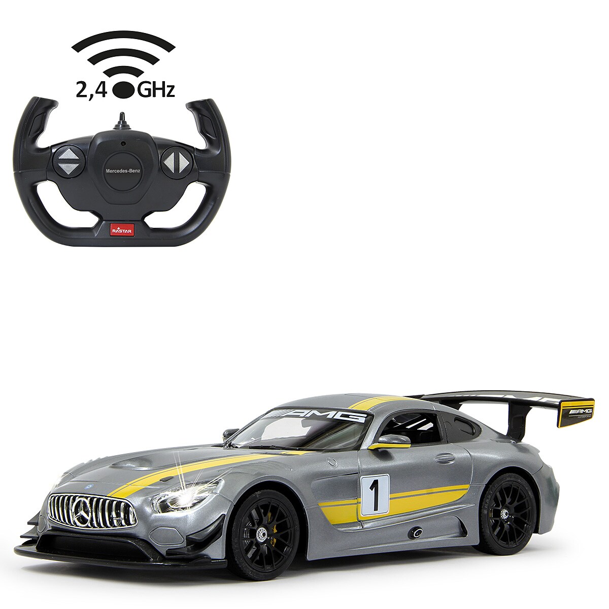 JAMARA Mercedes-AMG GT3 Performance 1:14 grau 2,4GHz - Bild 1