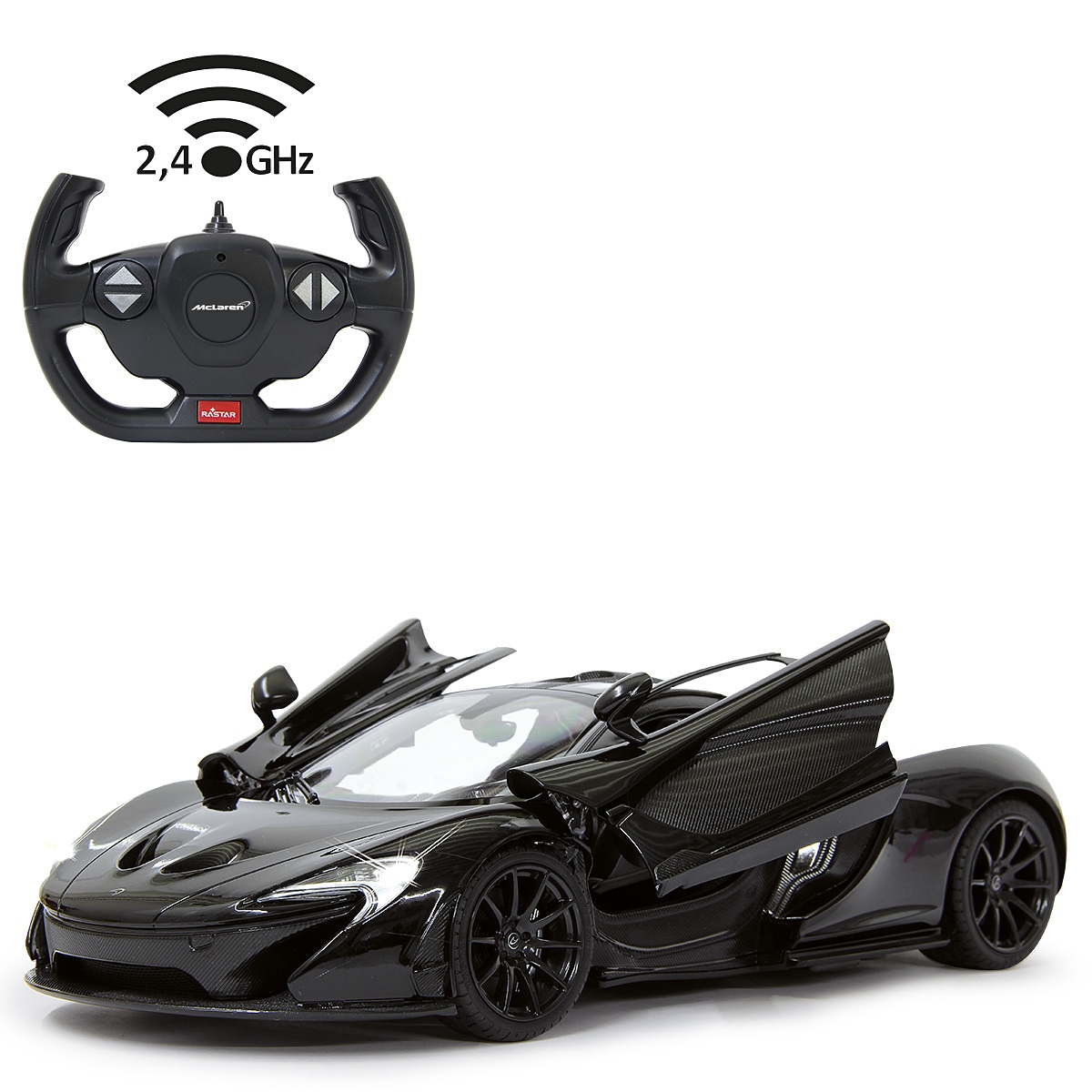 JAMARA McLaren P1 1:14 schwarz 2,4GHz T&uuml;r manuell - Bild 1