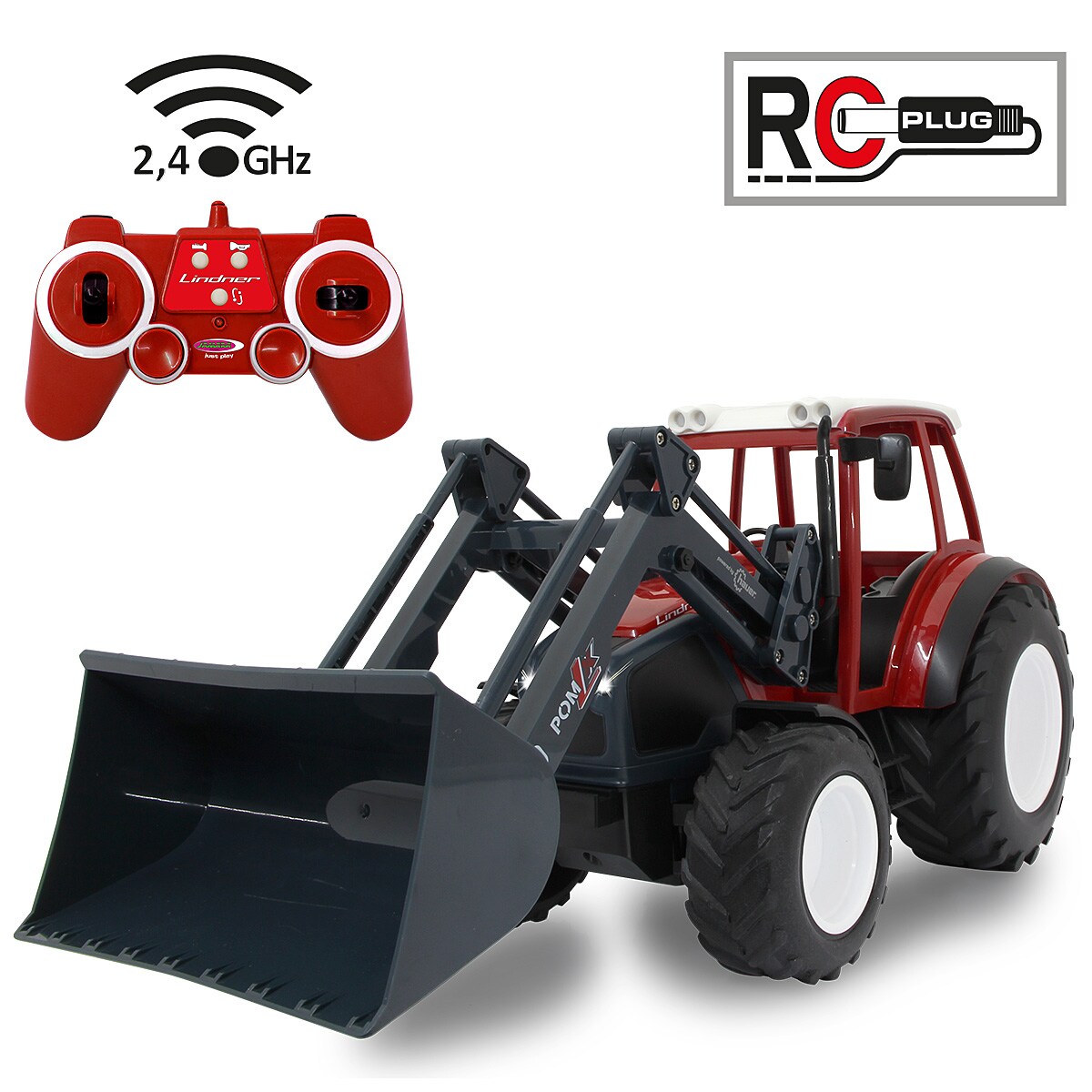 JAMARA Lindner Geotrac mit Frontlader 1:16 2,4GHz | 04042774434274