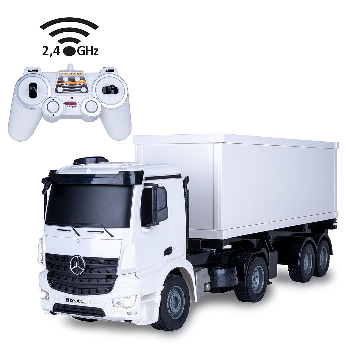 JAMARA Container LKW Mercedes-Benz Arocs 1:20 2,4GHz - Bild 1