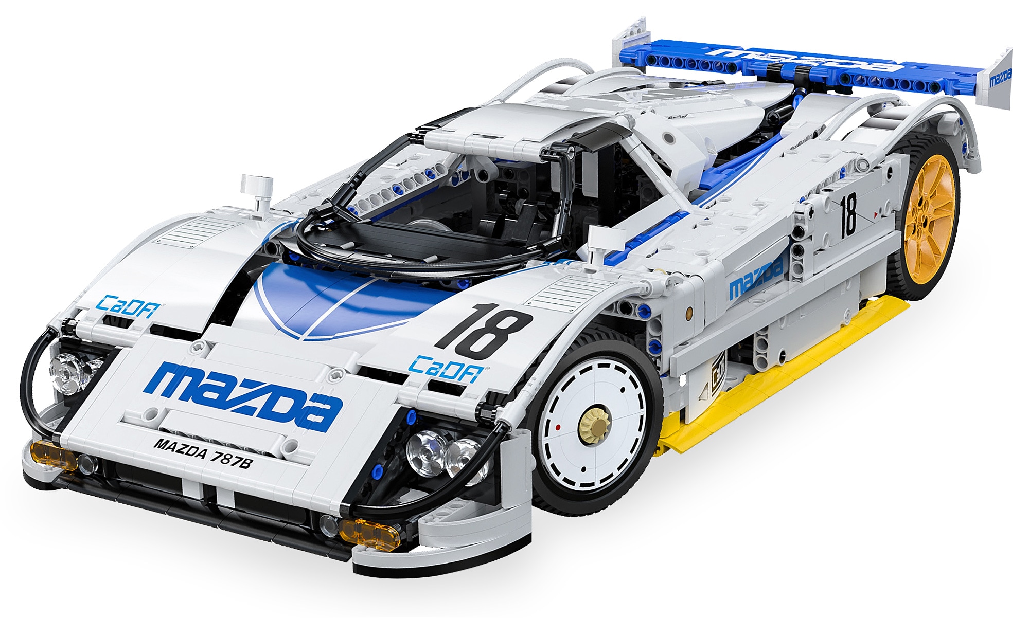 JAMARA CaDA Mazda 787B 1:10 wei&szlig; Bricks - Bild 1