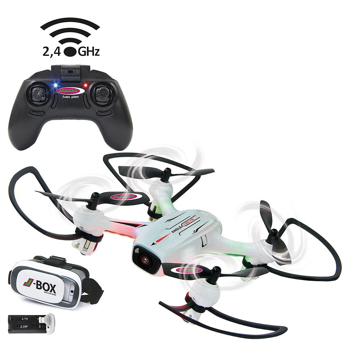 JAMARA Angle 120 VR Wide Angle Drone Altitude HD FPV Wifi - Bild 1