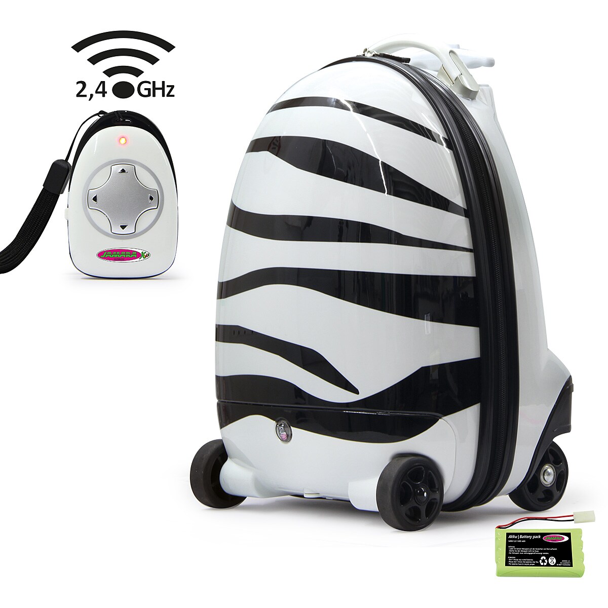 JAMARA Kinderkoffer Zebra 2,4GHz | 04042774428914
