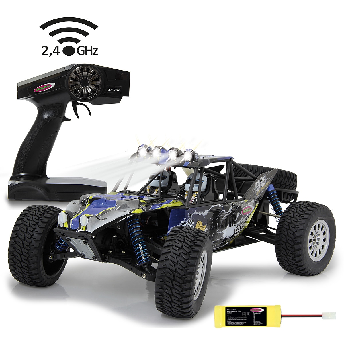 JAMARA-53290-Dakar Desertbuggy 4WD 1:10 NiMh 2,4GHz mit LED - Bild 1