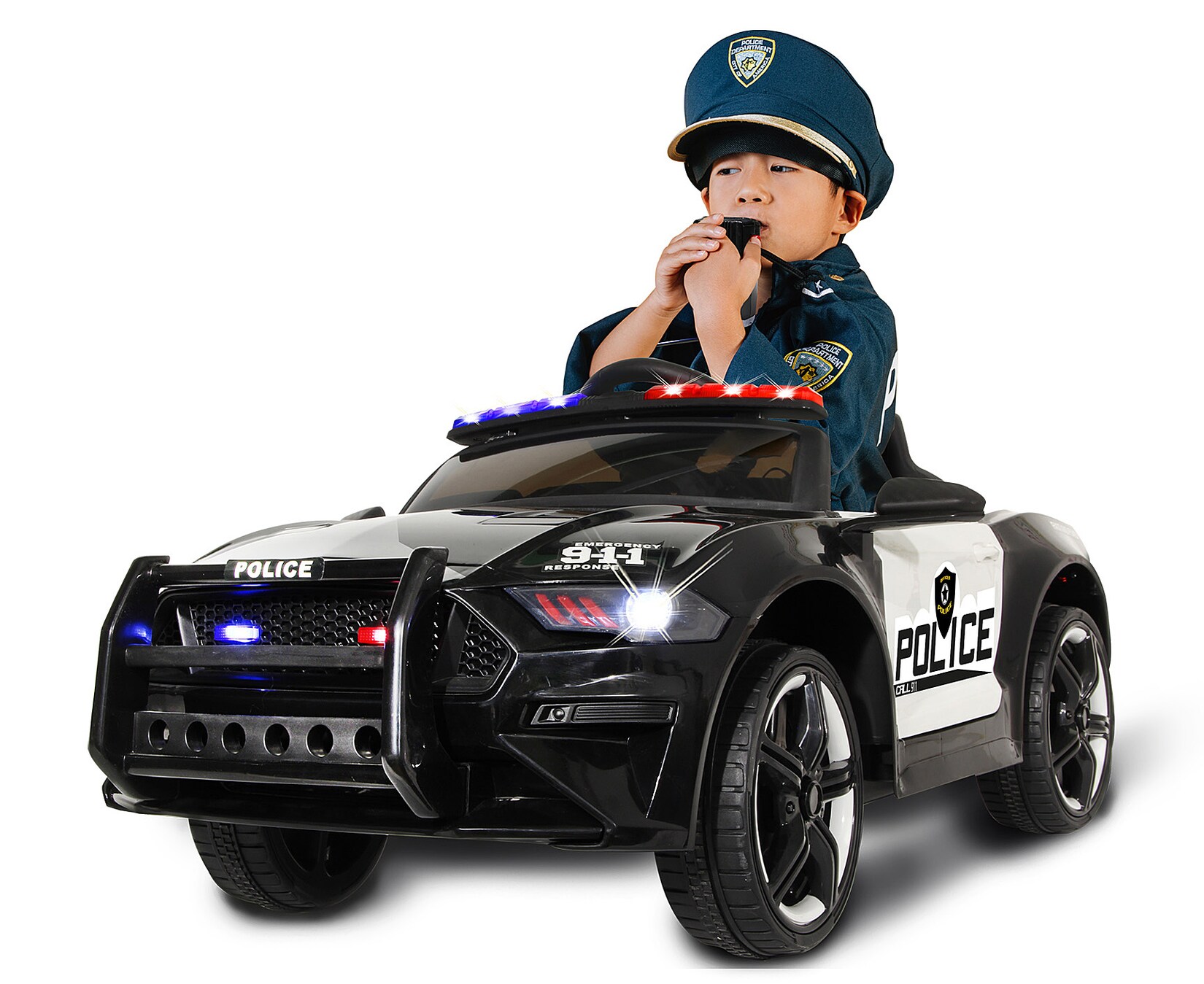 JAMARA Ride-on US Police Car 12V | 04042774464844
