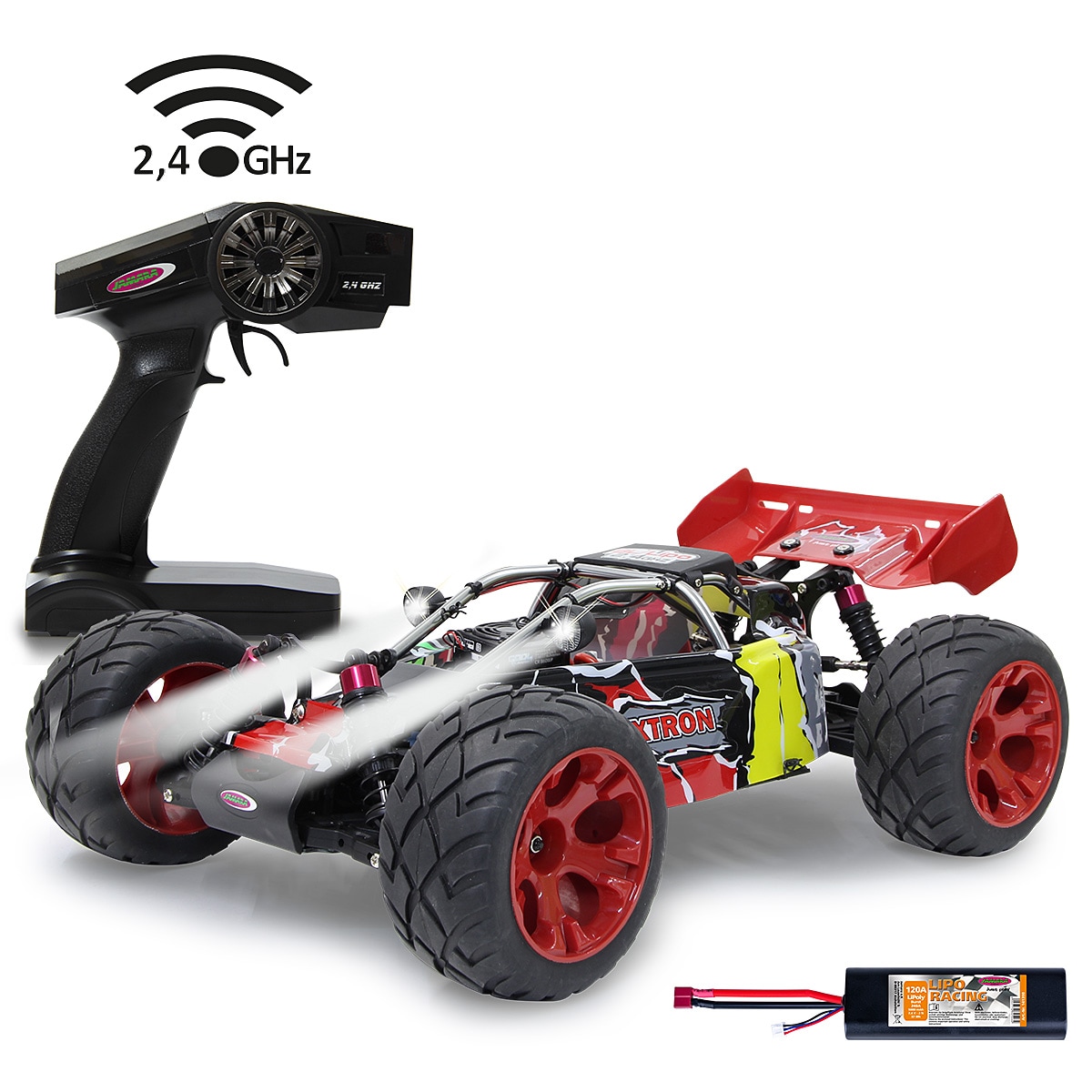 JAMARA-53112-Lextron Desertbuggy BL 4WD 1:10 Lipo 2,4GHz mit LED - Bild 1