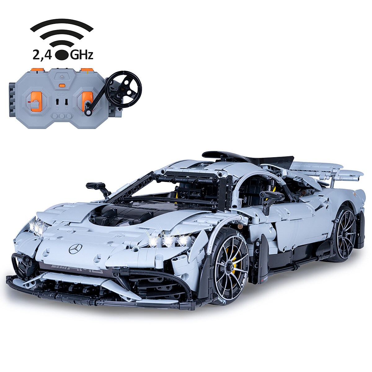 JAMARA CaDA Mercedes-AMG ONE 1:8 grau 2,4GHz Bricks - Bild 1