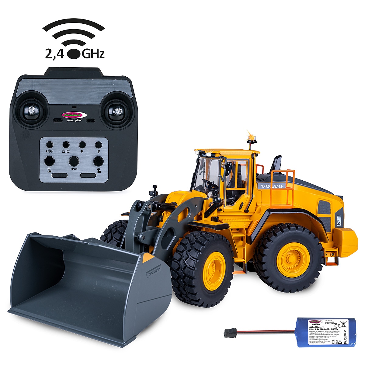 JAMARA Radlader Volvo L260H Metal 1:14 2,4GHz - Bild 1