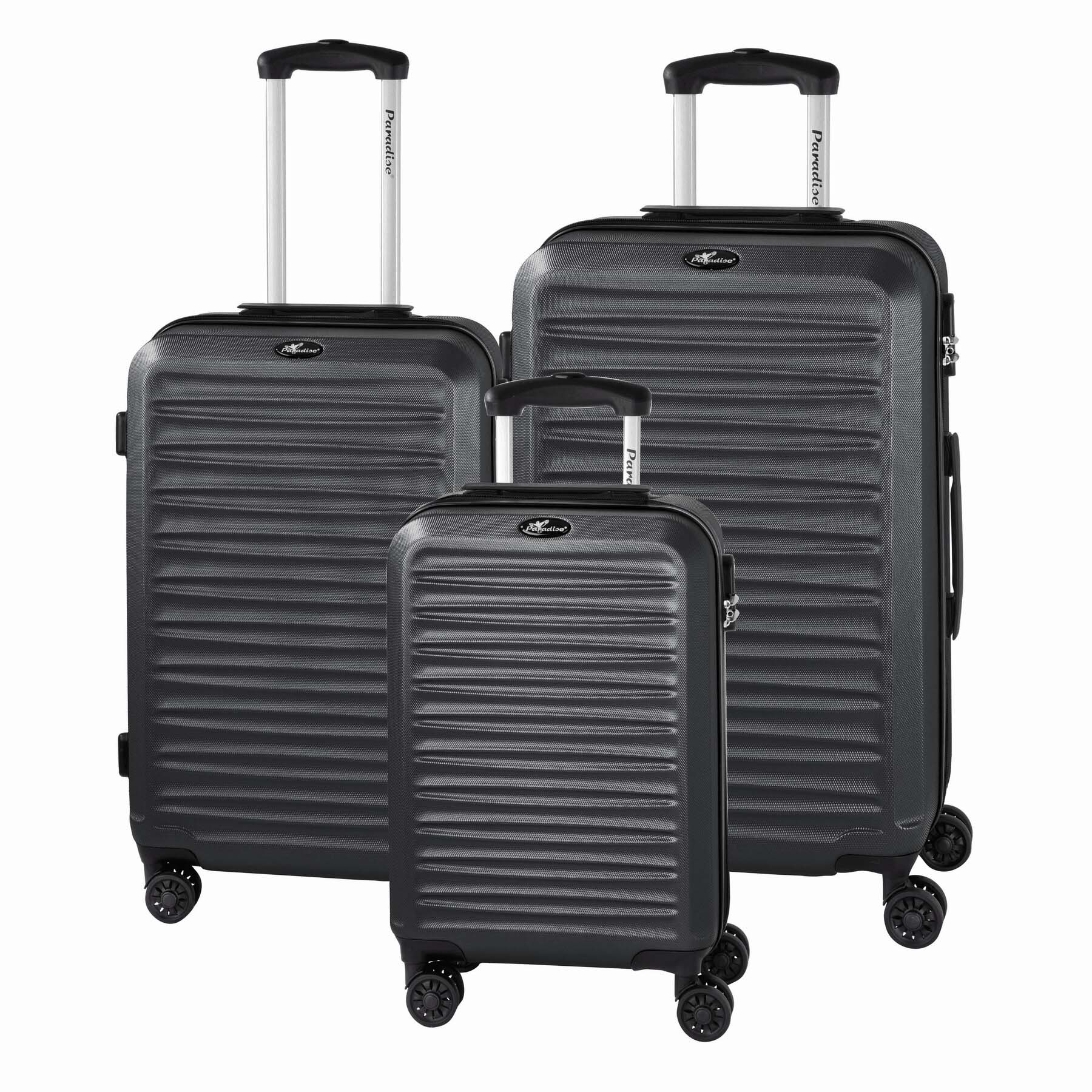3-tlg. Trolley-Set "Havanna 2.0", schwarz - Bild 1
