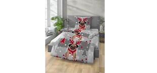 Dekor Bettwäsche NG XMAS - Mops - Bild 1