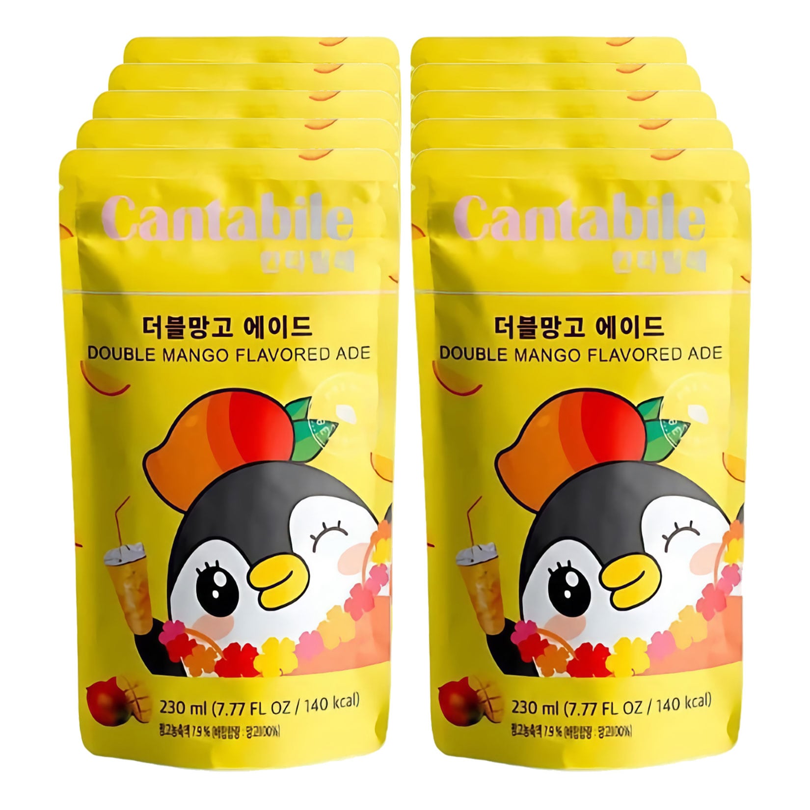 Cantabile Double Mango Ade 230 ml Beutel, 10er Pack - Bild 1