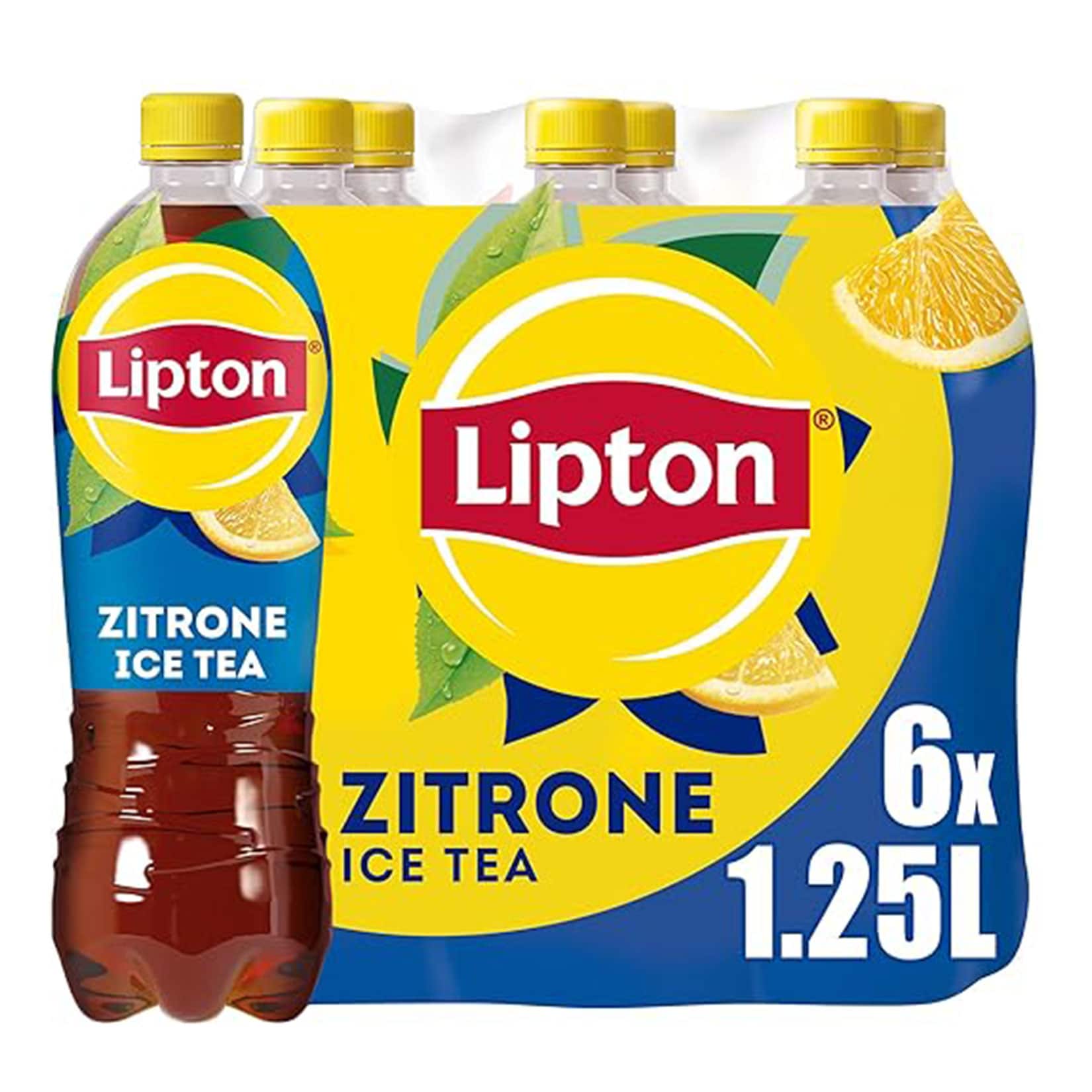 Lipton Eistee Zitrone 1,25 Liter, 6er Pack - Bild 1