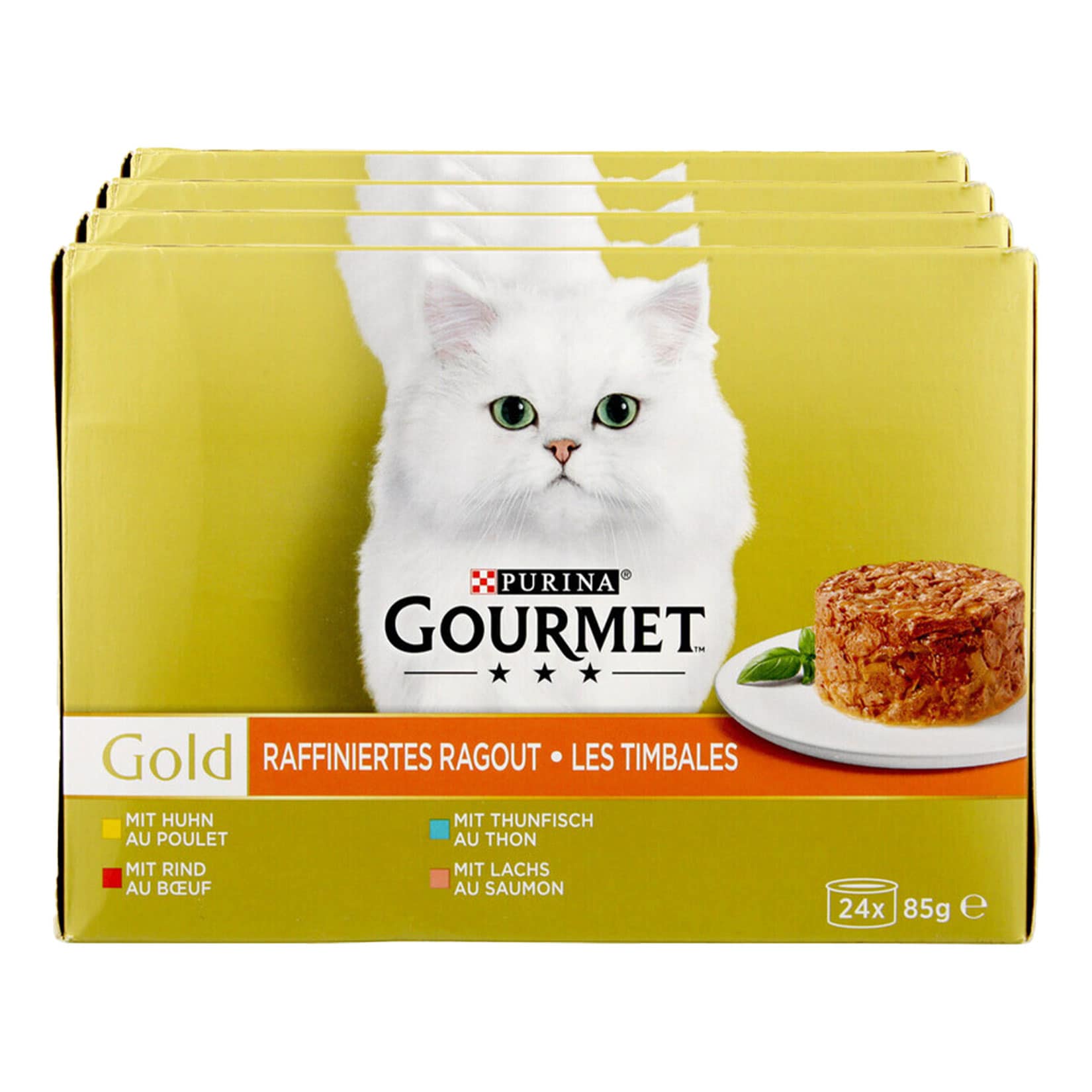 PURINA Gourmet Gold Raffiniertes Ragout 24 x 85g, 4er Pack - Bild 1