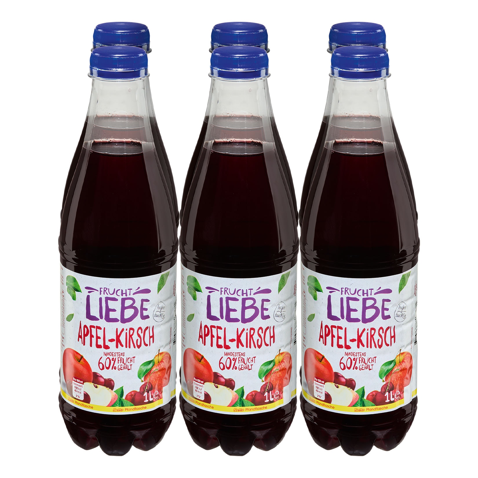 Fruchtliebe Apfel-Kirsch 1 Liter - Bild 1