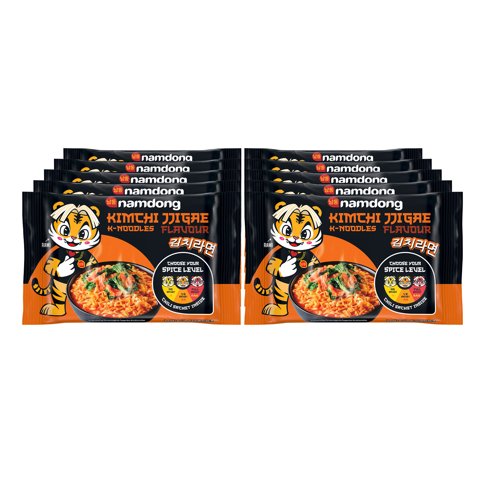 Namdong Instant-Nudelsnack Kimchi 120 g,10er Pack - Bild 1