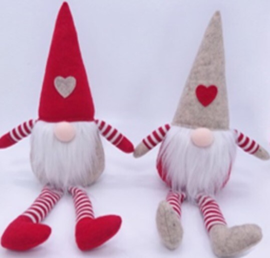 Winterwichtel 2er-Pack, rot-braun - Bild 1