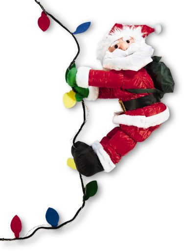 LED Weihnachtsmann am Seil (Thomas) - Bild 1