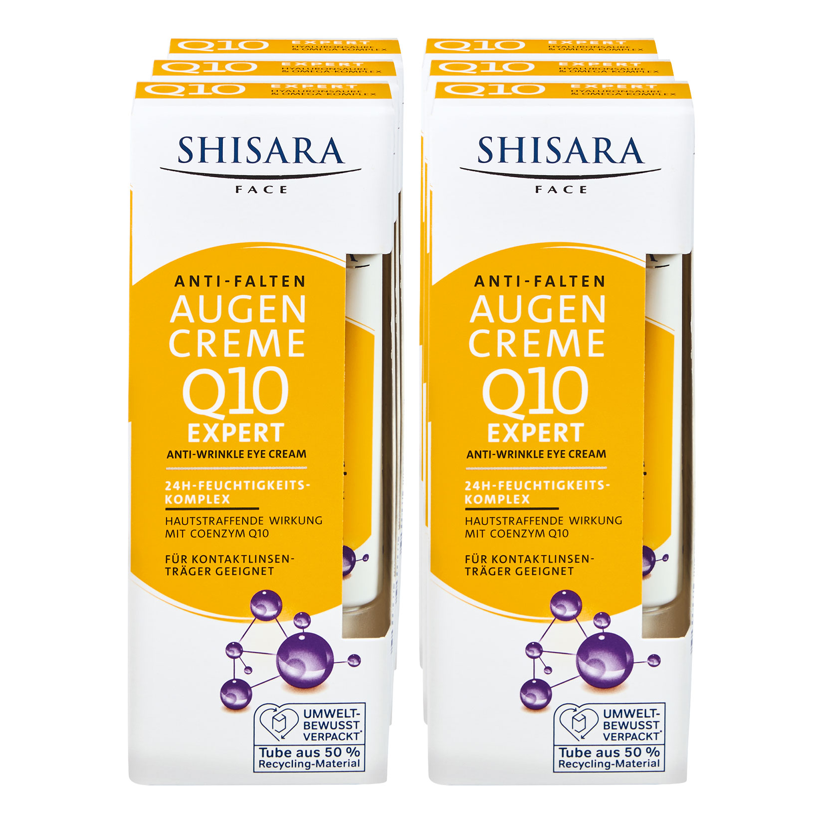 Shisara Q10 Augencreme 15 ml, 6er Pack - Bild 1