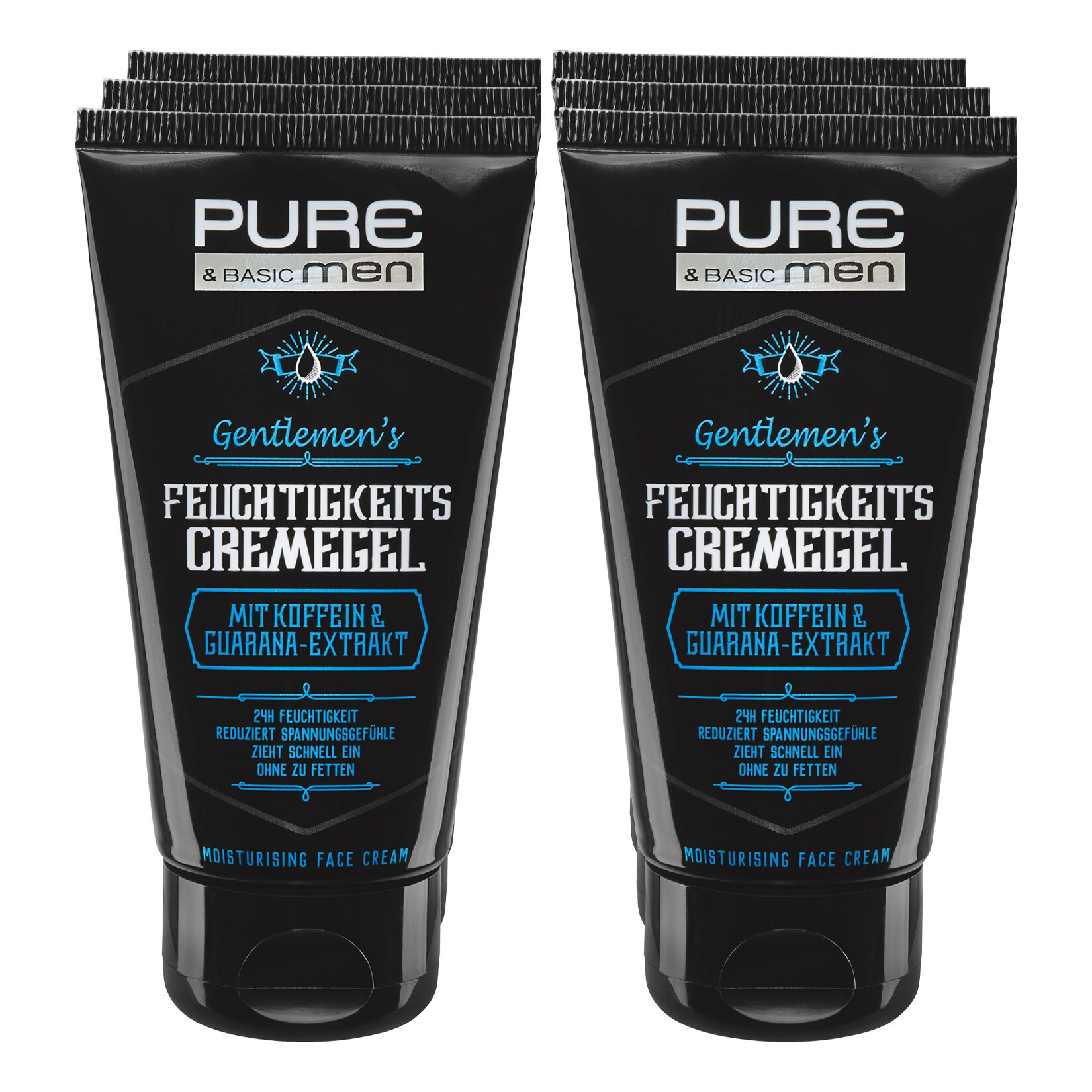 Pure & Basic Men Feuchtigkeitscreme 75 ml, 6er Pack - Bild 1