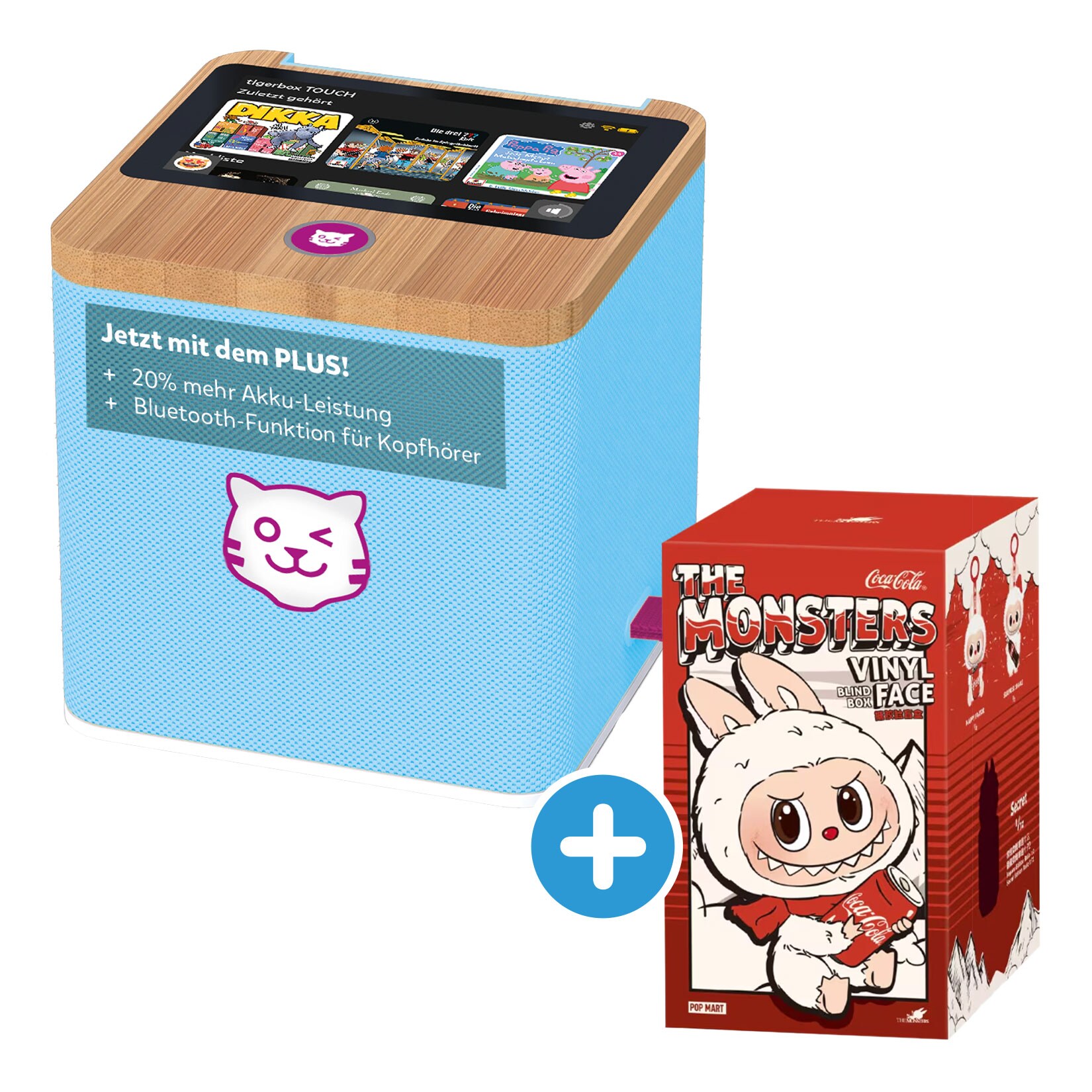 Tigerbox TOUCH PLUS inkl. 2 Monatsticket gratis – hellblau | 04260535488124