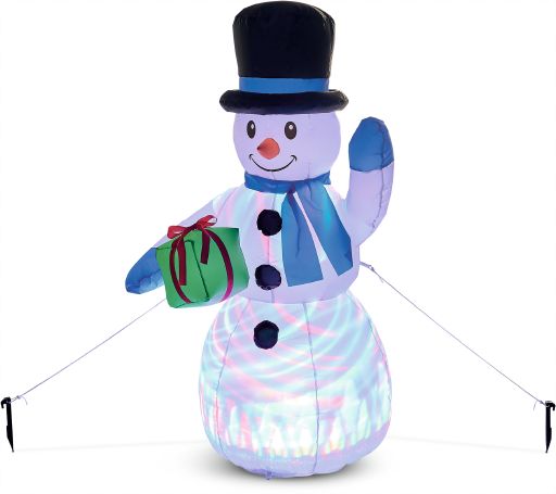 LED aufblasbare Figur, Schneemann - Bild 1