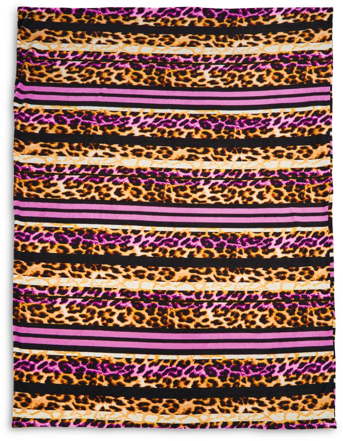 Dekor Bettw&auml;sche Mikrofaser Fleece, 80x80 + 135x200 cm - Leo Allover - Bild 1