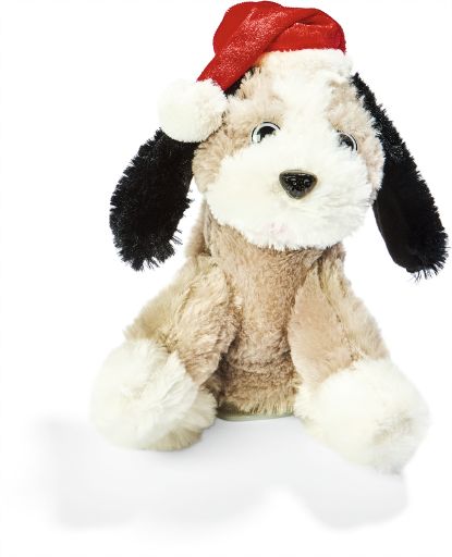 Singendes Pl&uuml;schtier, Hund hellgrau - Bild 1