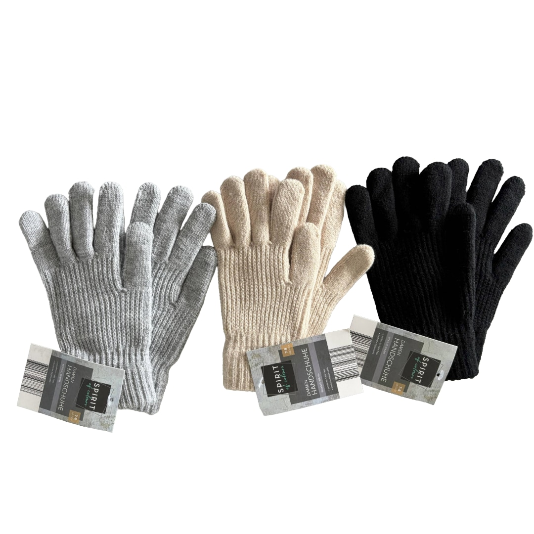 Spirit of Colours Damen Handschuhe schwarz - Bild 1