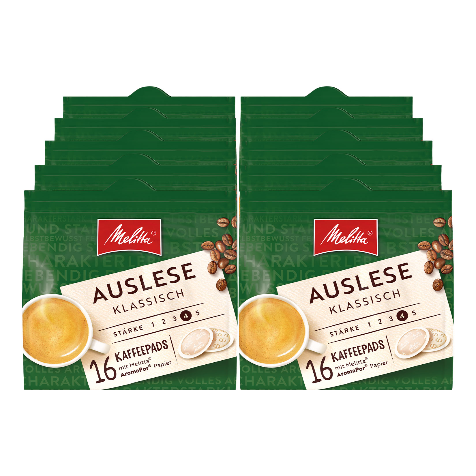 Melitta Cafe Auslese Pads 112 g, 10er Pack - Bild 1