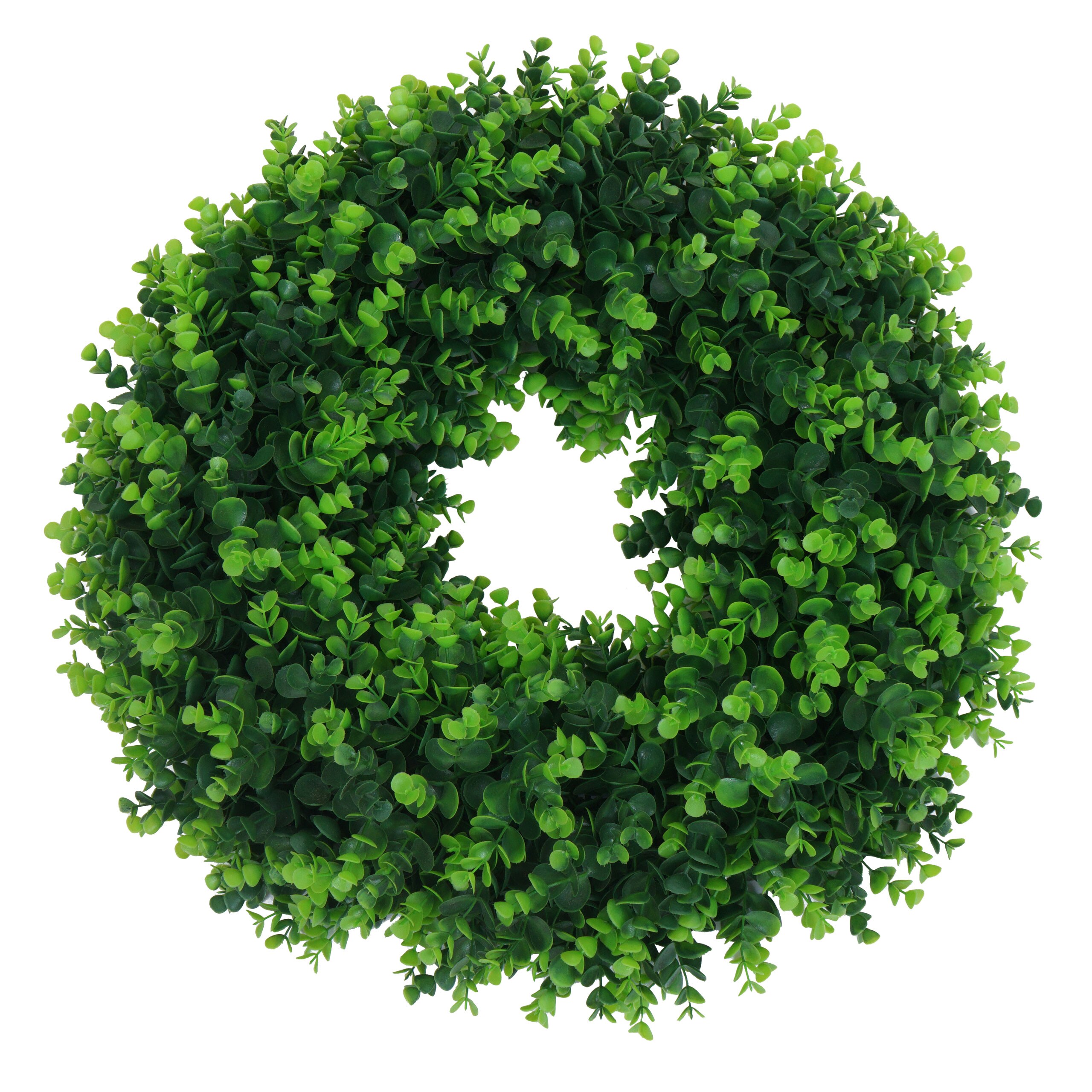K&uuml;nstlicher Kranz MCW-O97, T&uuml;rkranz Tischkranz, Deko Buchsbaum In-/Outdoor &Oslash; 52cm - Bild 1
