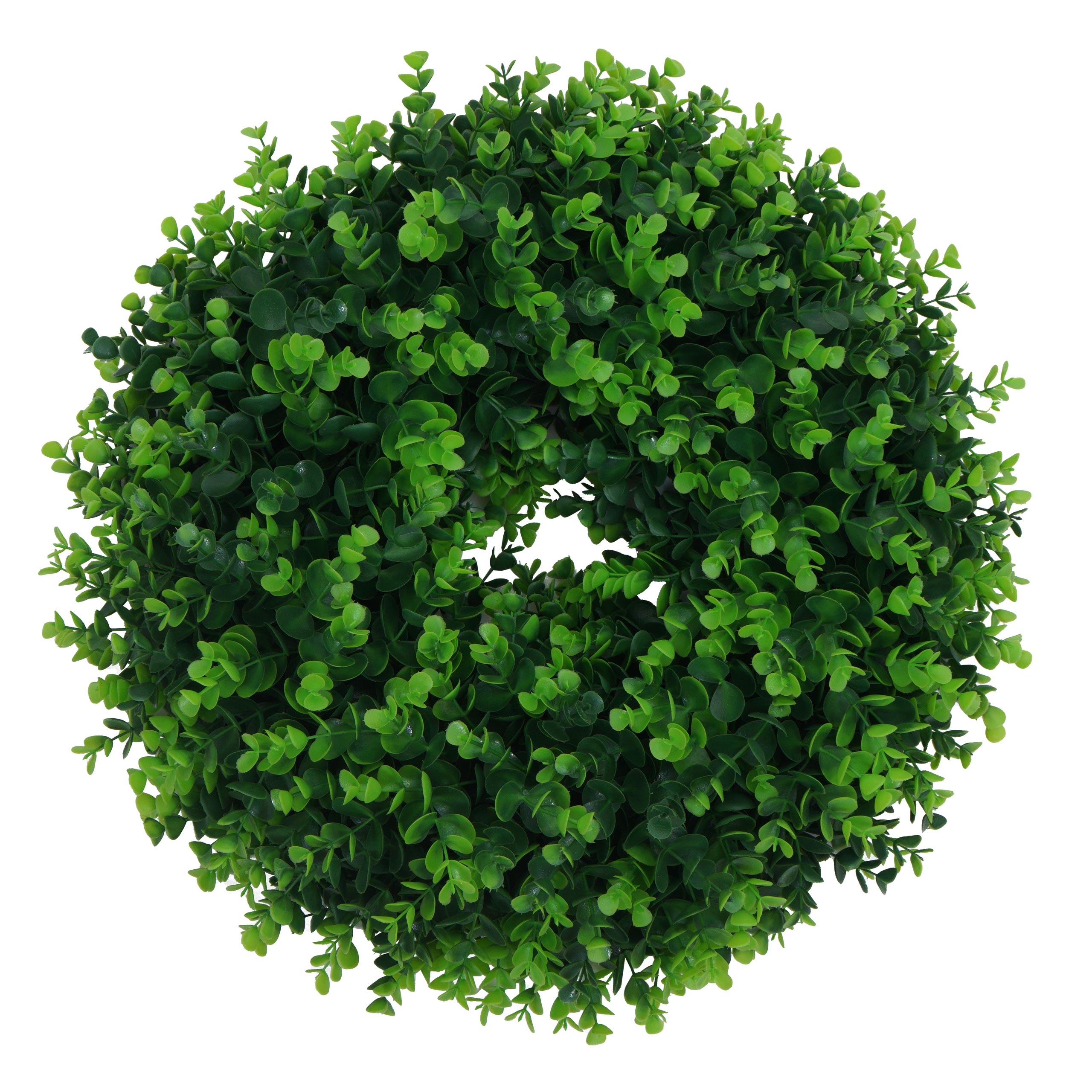 K&uuml;nstlicher Kranz MCW-O97, T&uuml;rkranz Tischkranz, Deko Buchsbaum In-/Outdoor &Oslash; 45cm - Bild 1