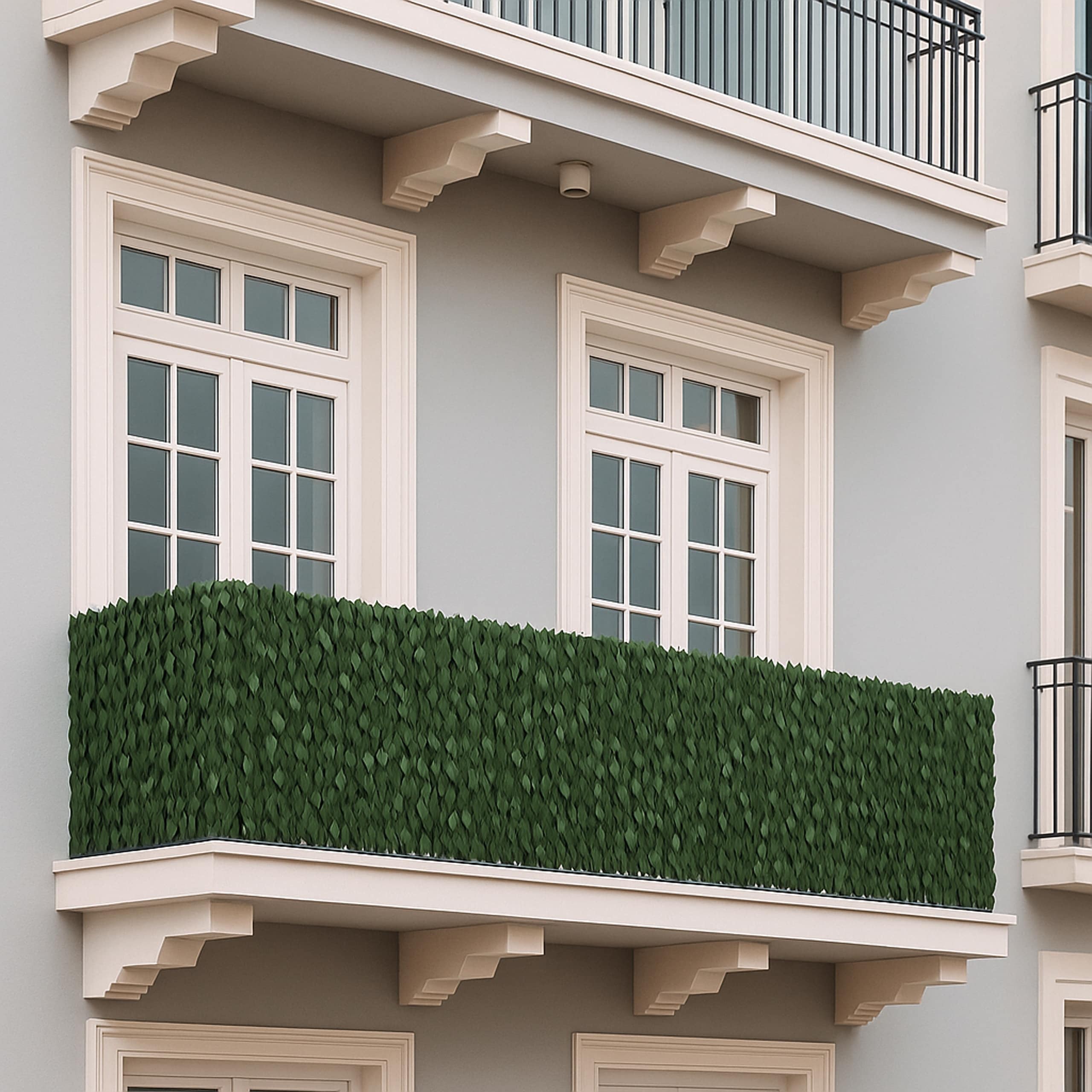 Balkonsichtschutz MCW-O92, Sichtschutz Windschutz Verkleidung f&uuml;r Balkon Terrasse Zaun, 150x300cm Blatt - Bild 1