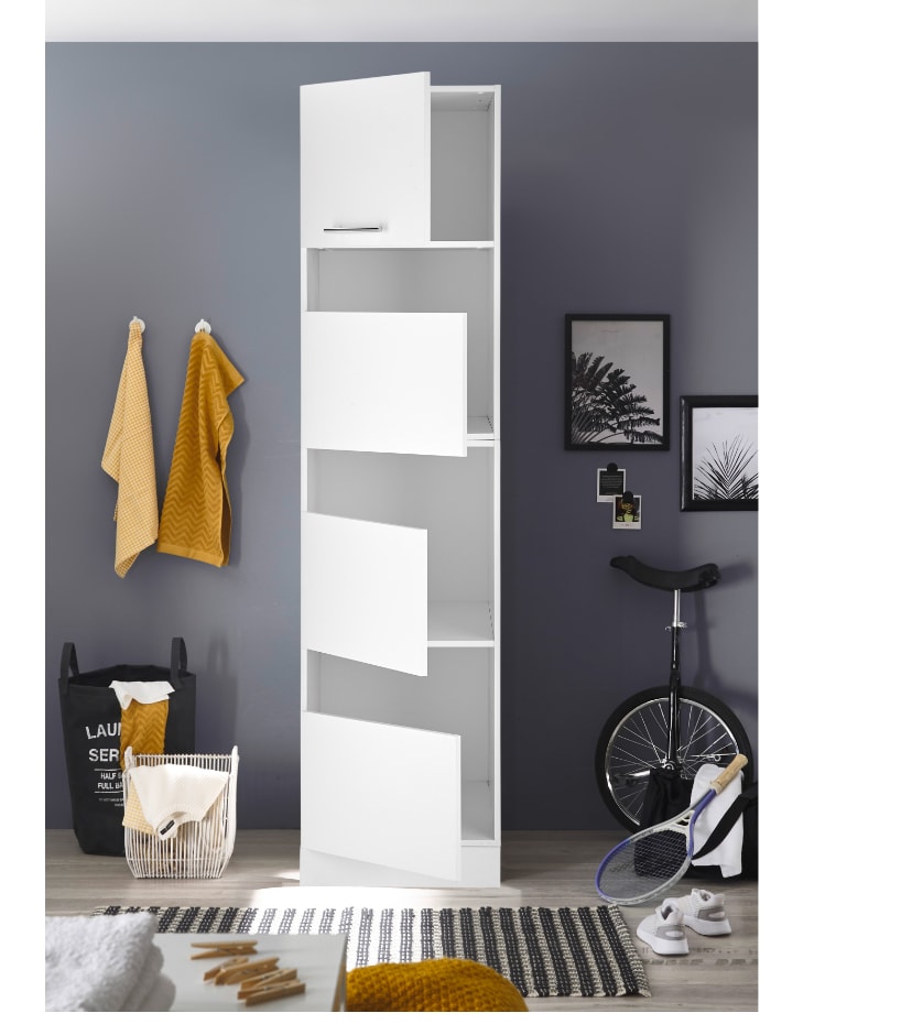 Respekta - Clara W&auml;scheschrank f&uuml;r Hauswirtschaftsraum, HWRSET3 - Bild 1