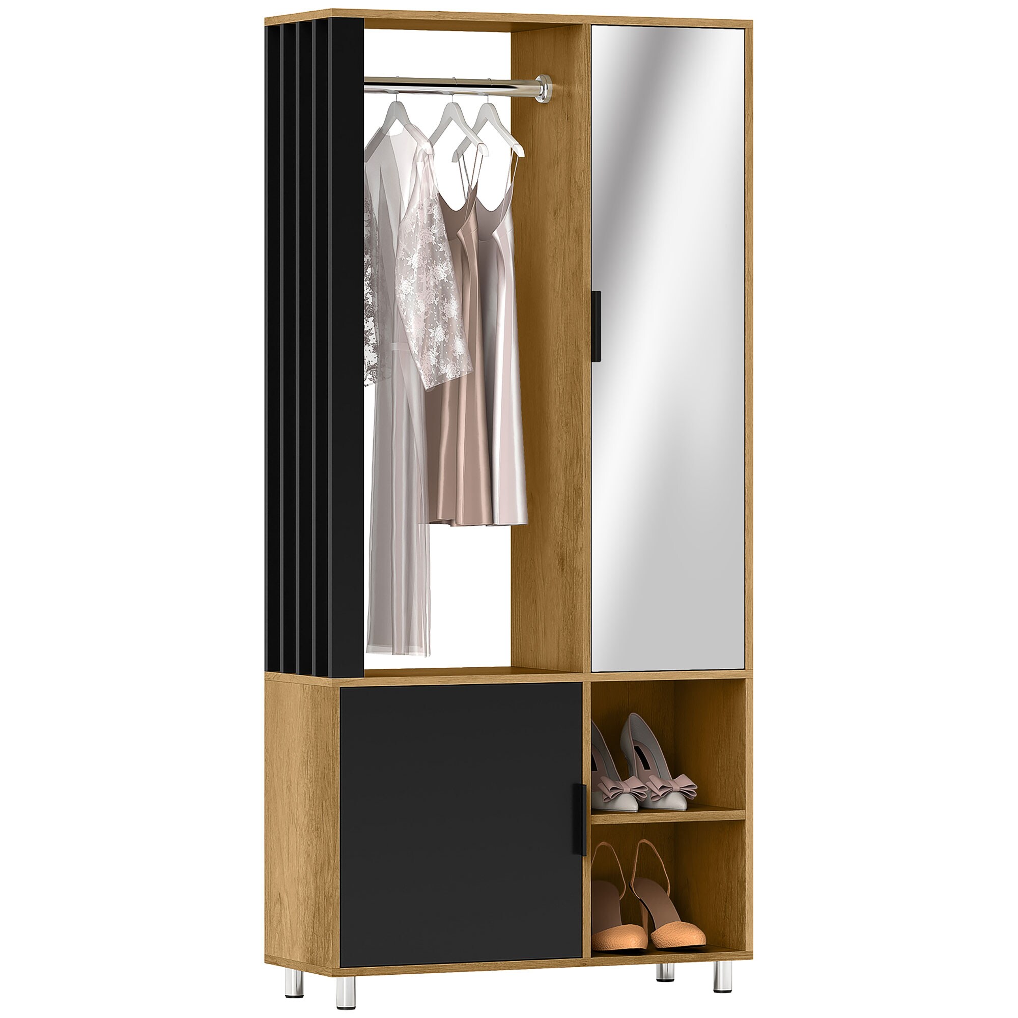 HOMCOM Garderobe Set Spanplatte - Bild 1