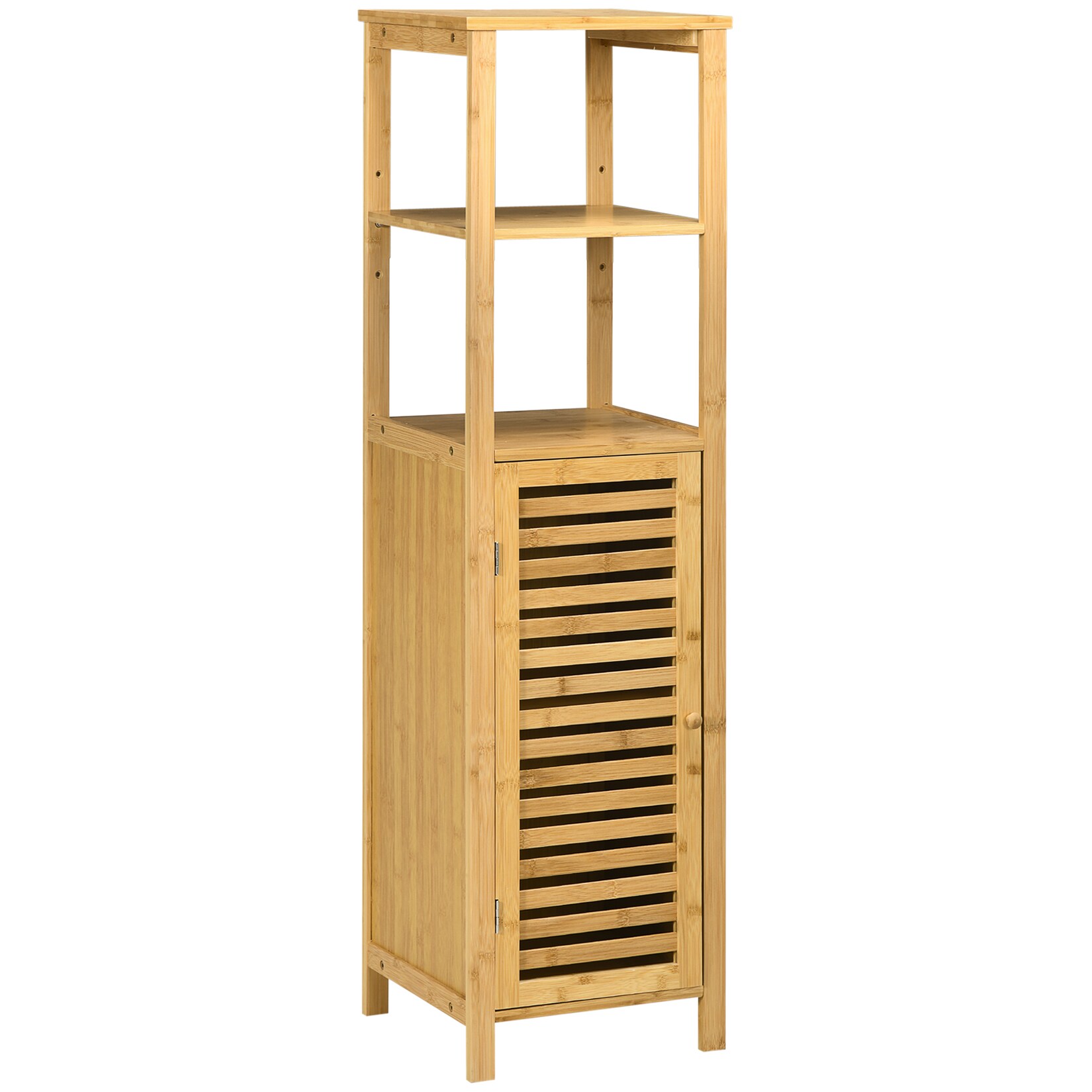 kleankin Badezimmerschrank Bambus | 04255633591746