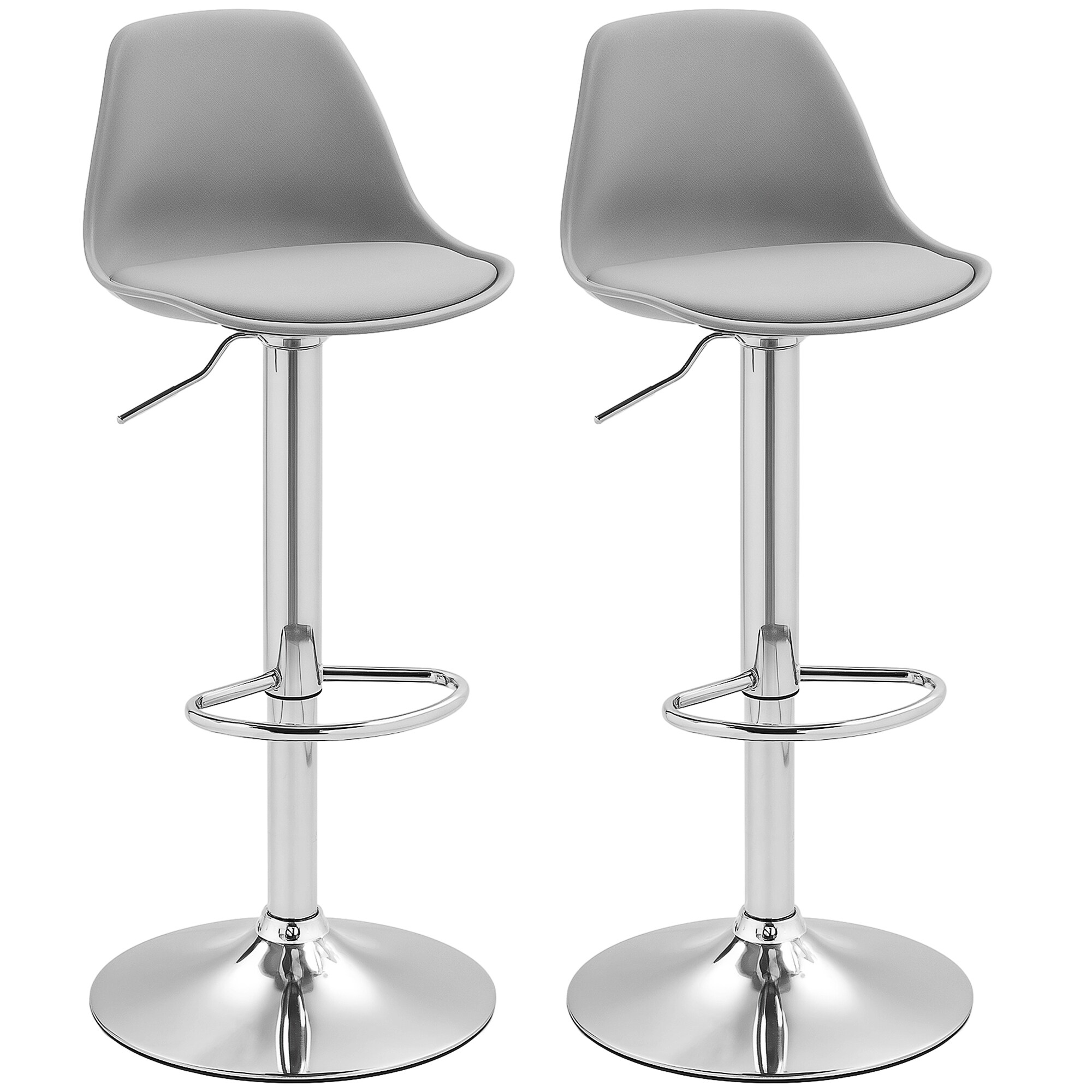 HOMCOM Barhocker Kunstleder - Bild 1