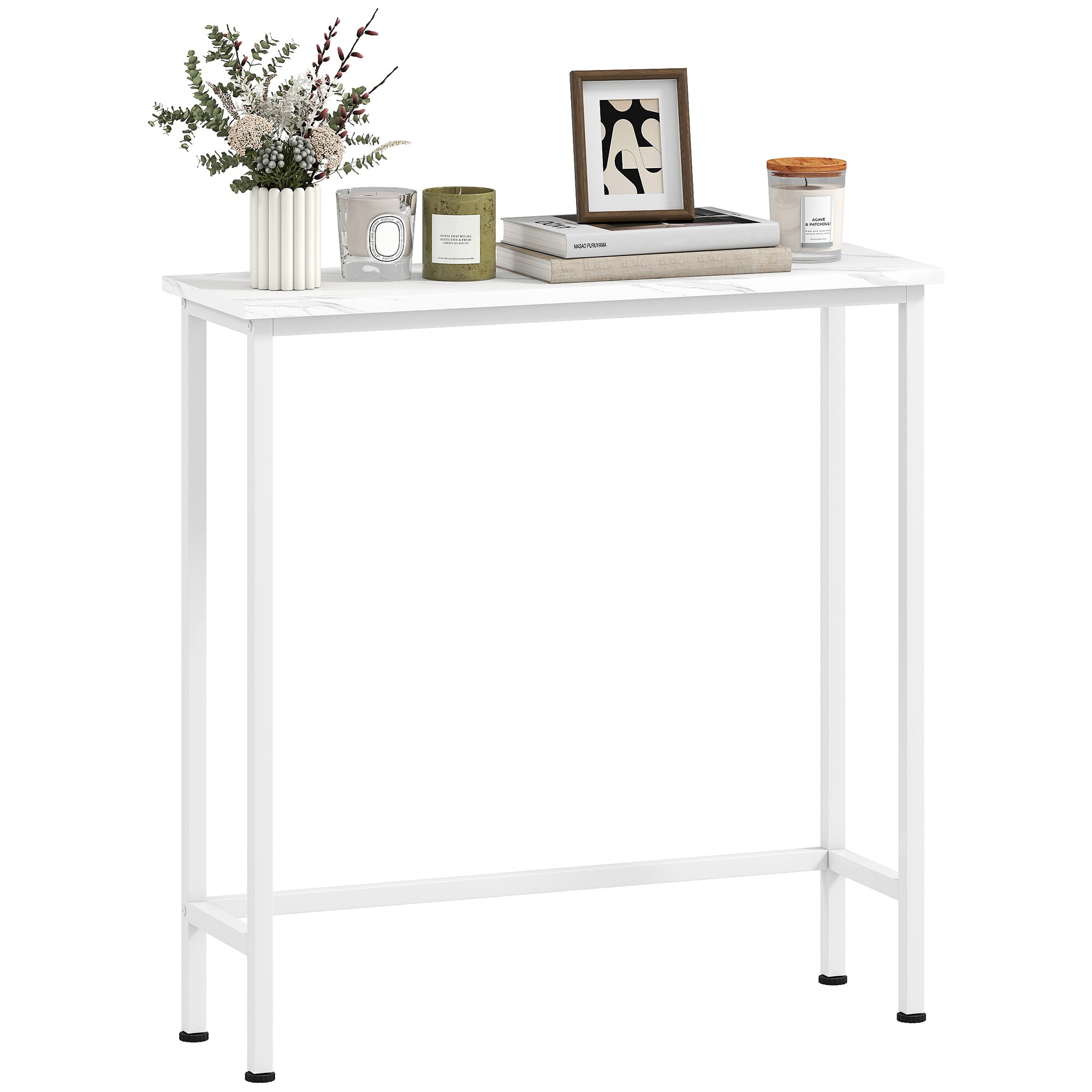 HOMCOM Konsolentisch Spanplatte, Metall - Bild 1