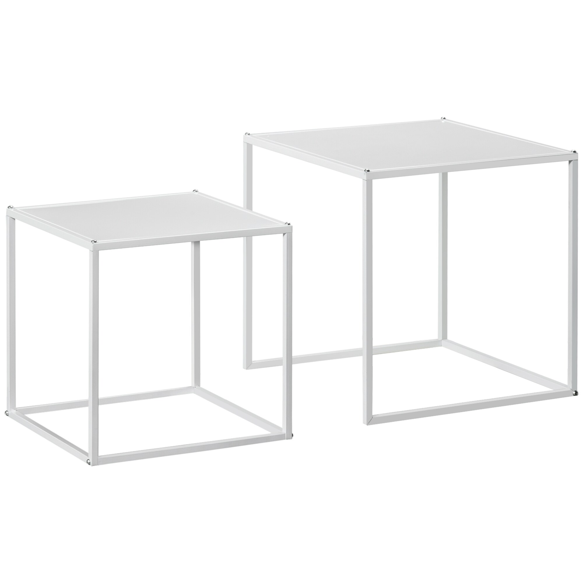 HOMCOM Couchtisch-Set Stahl - Bild 1