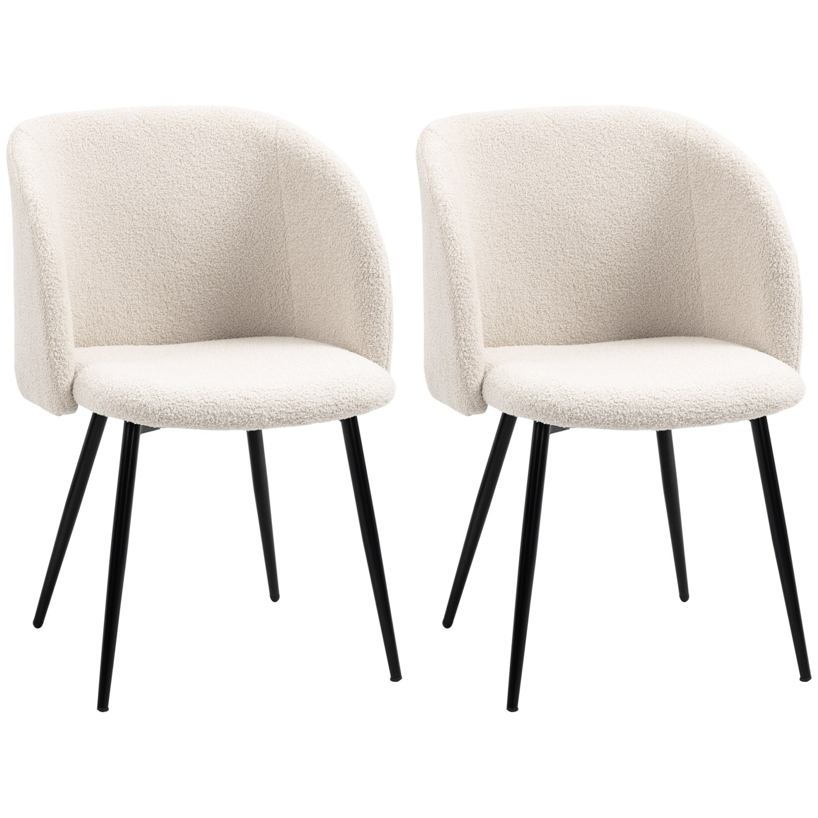 HOMCOM Essstühle Polyester, Stahl | 04255826826952