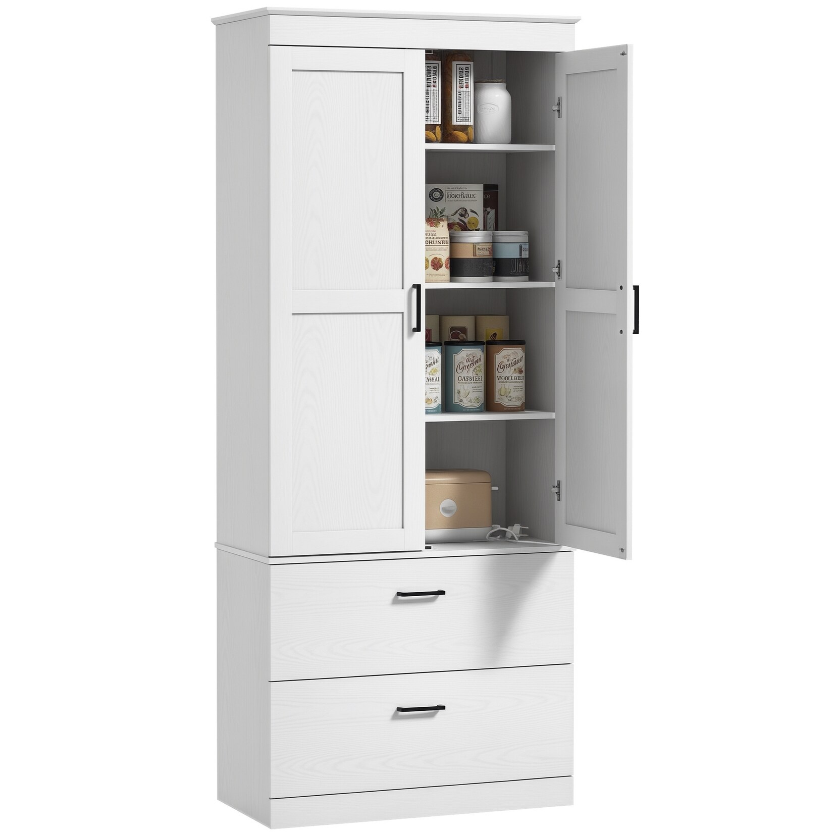 HOMCOM Küchenschrank Spanplatte, MDF | 04255826880534