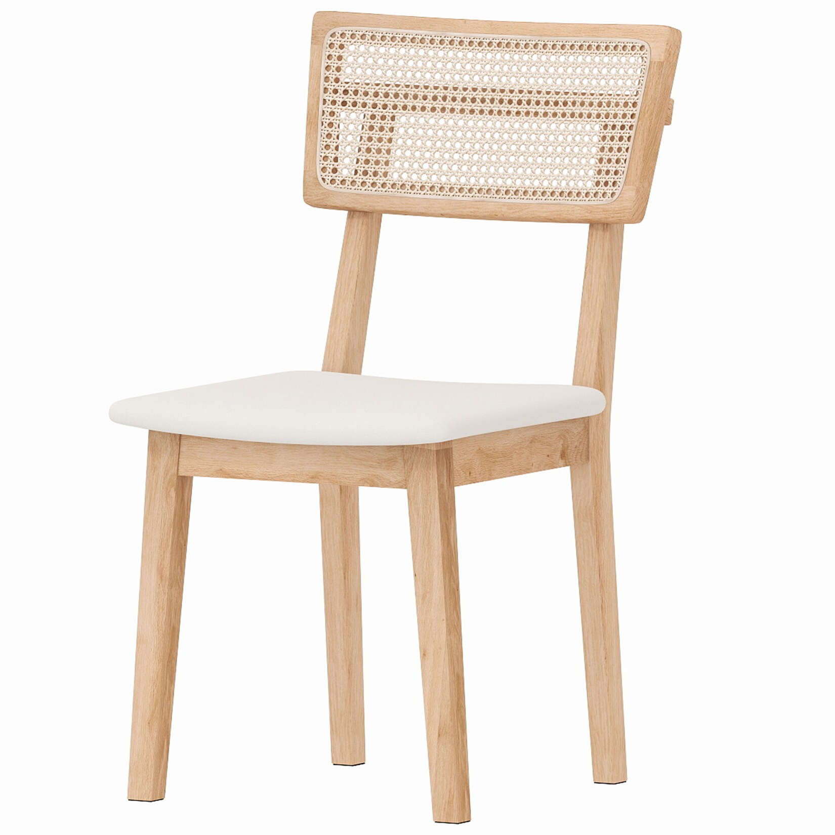 HOMCOM Esszimmerstuhl Kunstleder, Kautschukholz | 04255826879309