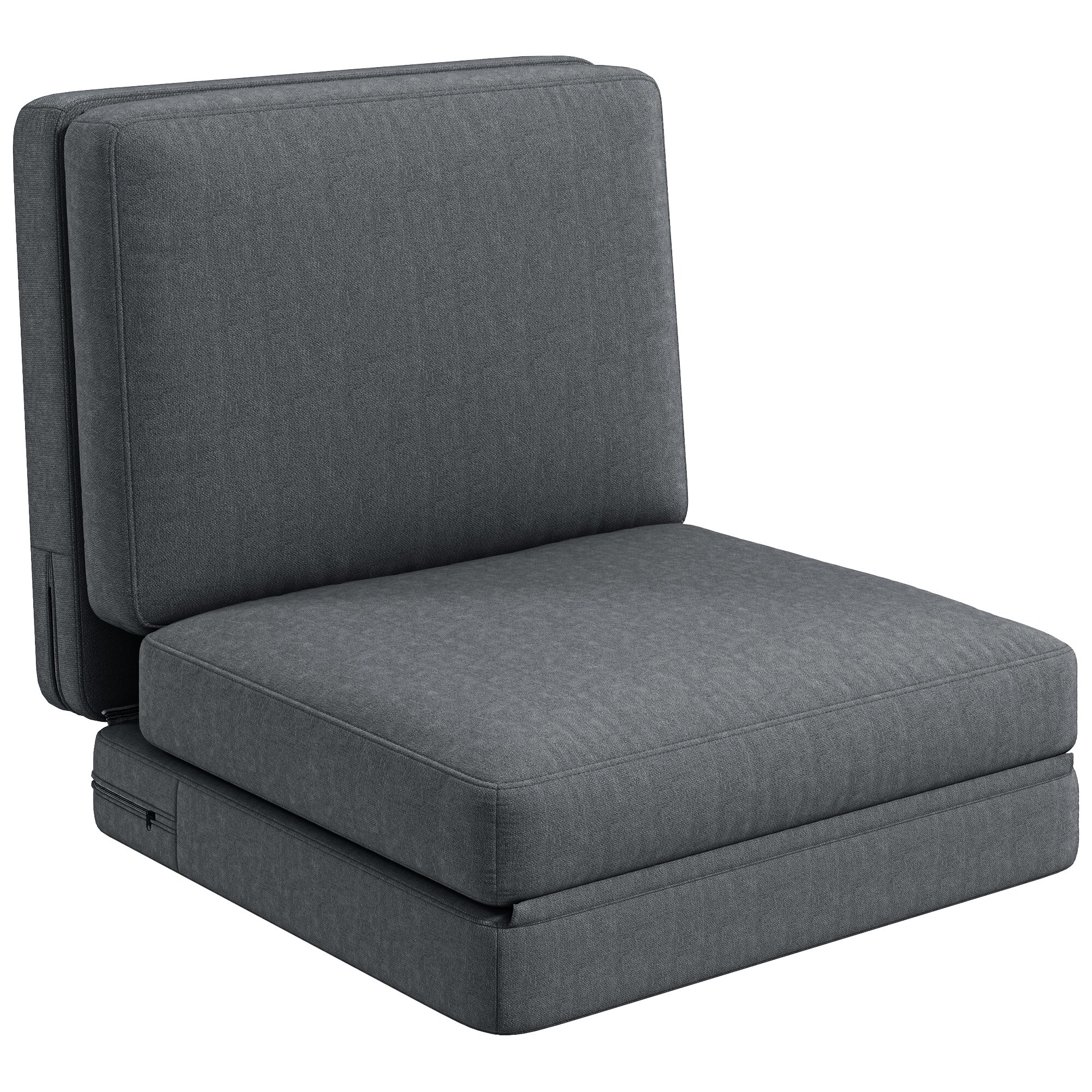 HOMCOM Bodensofa Polyester, Schaumstoff - Bild 1