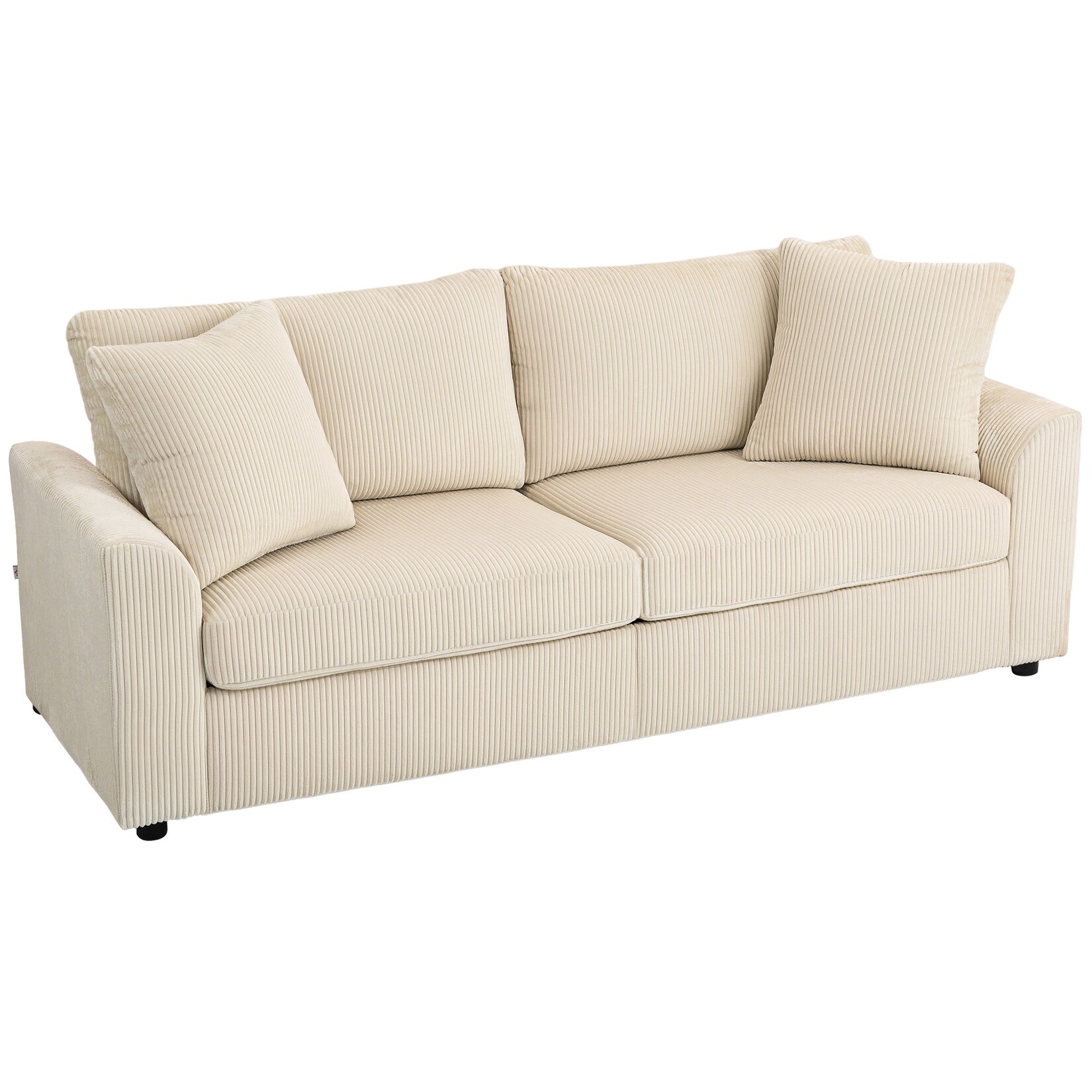 HOMCOM 3-Sitzer-Sofa Polyester | 04255826845458
