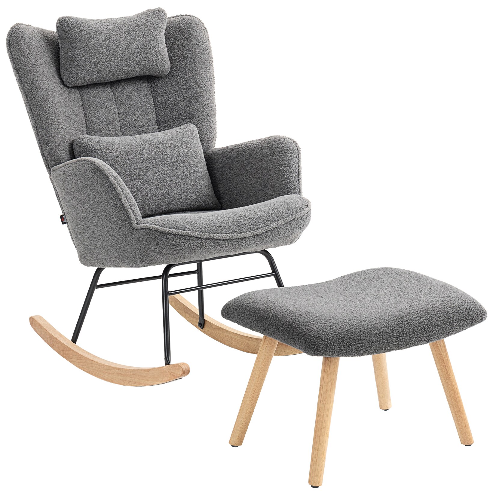 HOMCOM Schaukelstuhl Polyester | 04255826894067