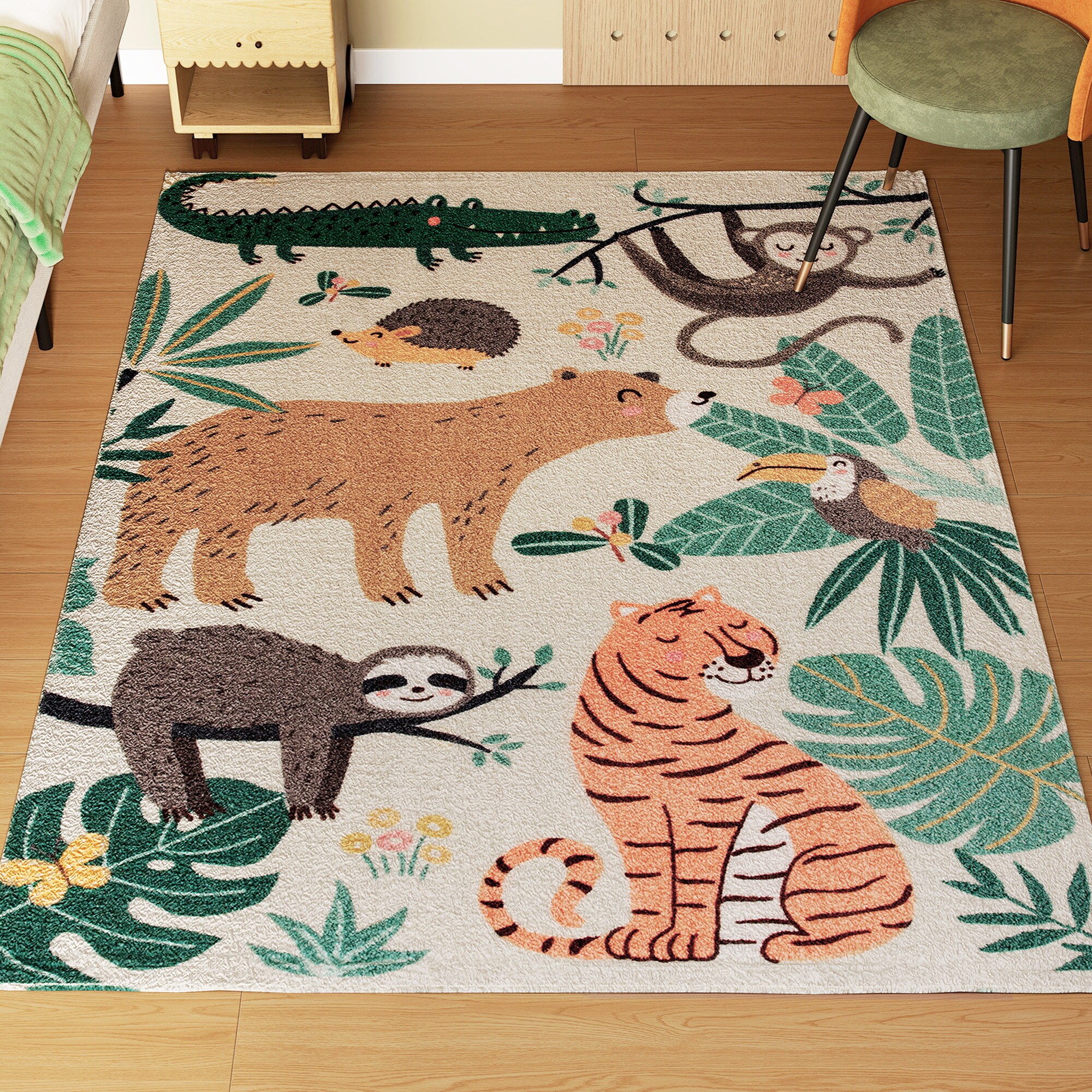 HOMCOM Teppich Polyester - Bild 1