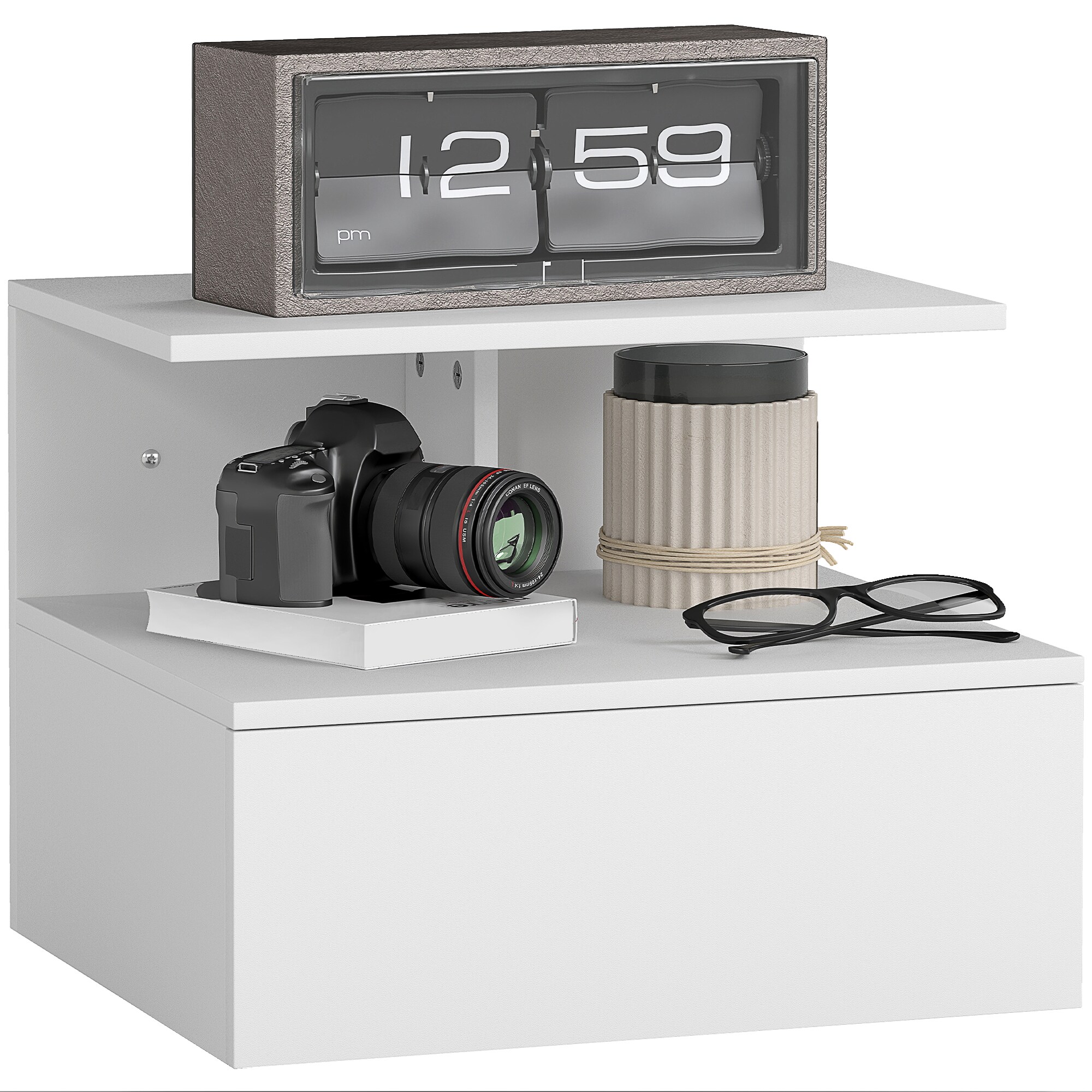 HOMCOM Nachttisch Spanplatte - Bild 1