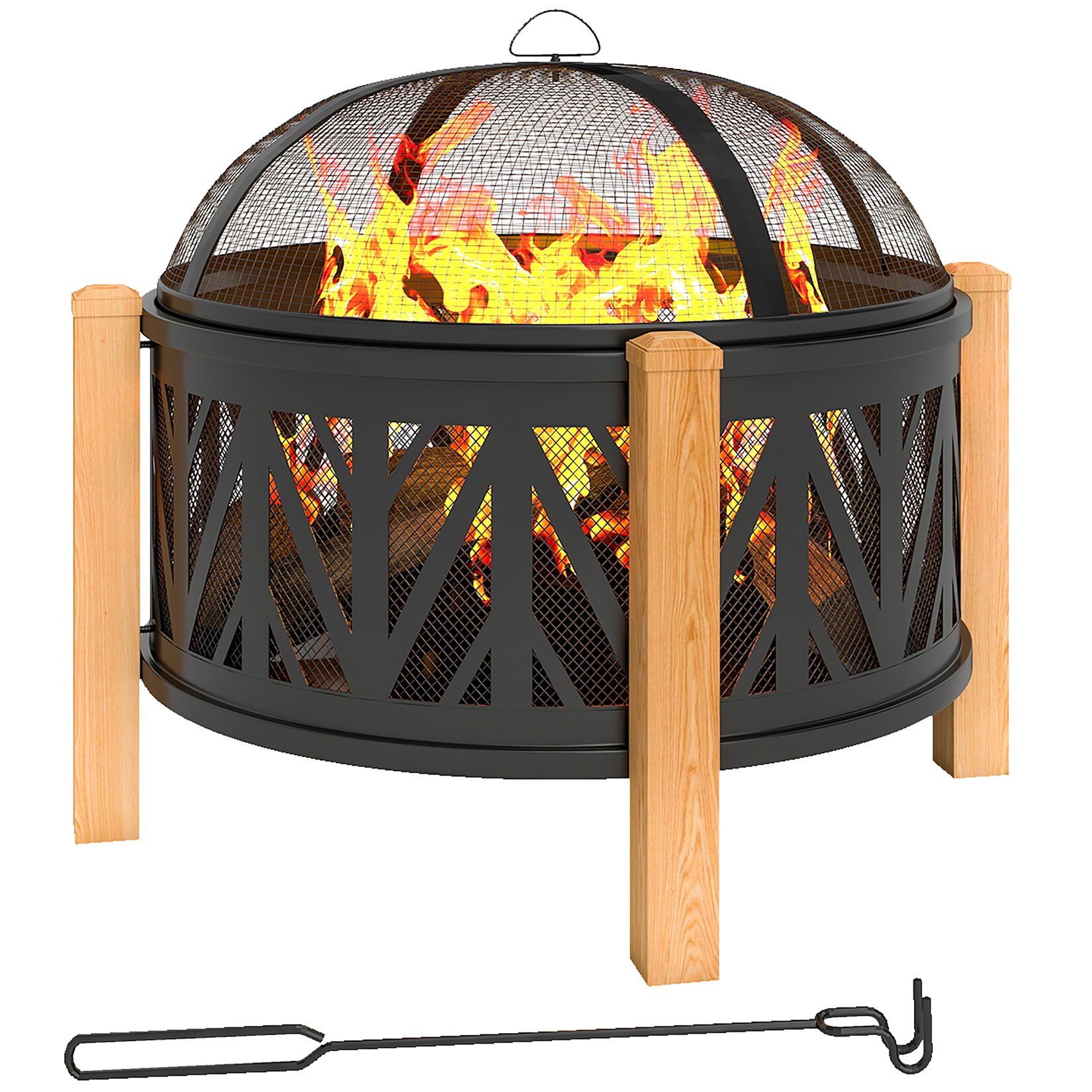 Outsunny Feuerschale Metall | 04255826836258